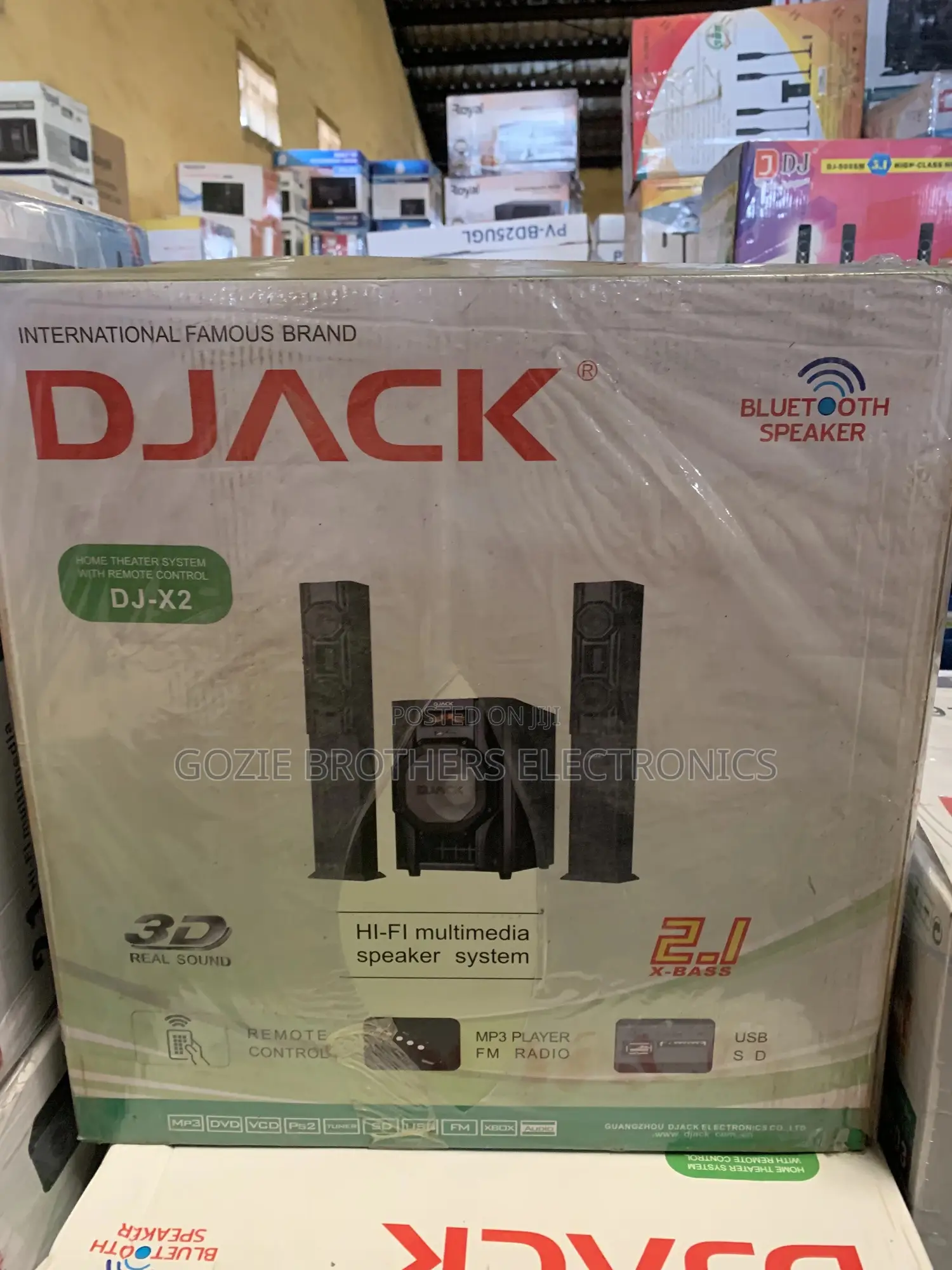 Djack Home Theater Set 2.1 Channel