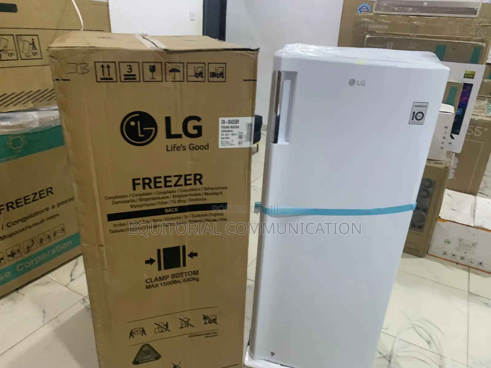 Lg 168l Standing Freezer Gn-304sqbr – Perfect Blend of Form Function