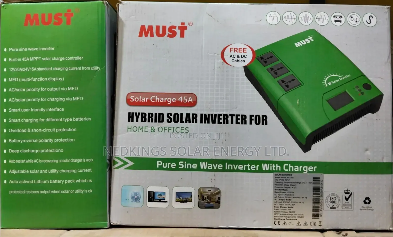 1kva 12v Must Hybrid Inverter