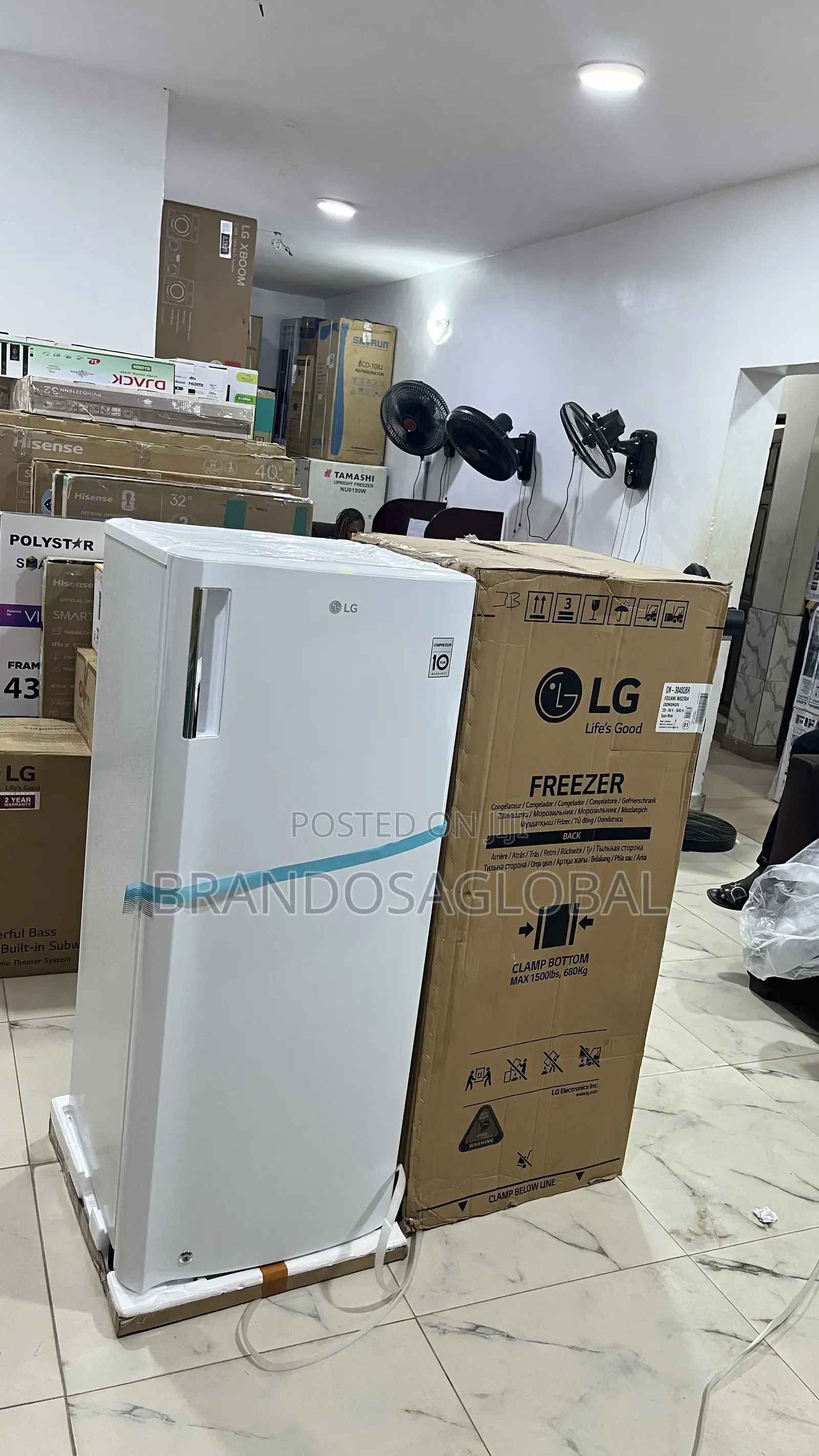 Lg 168l Freezer Gn-304sqbr-Efficient Freezer