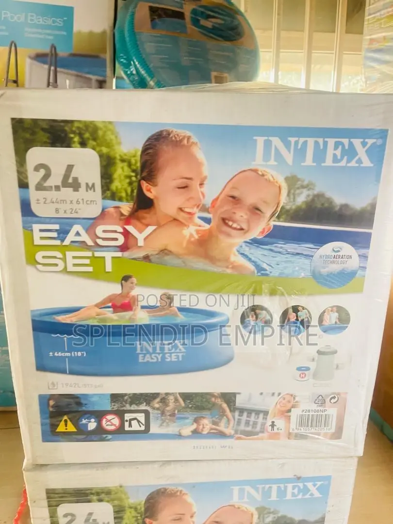 8ft by 24” Easy Set Kids Pool