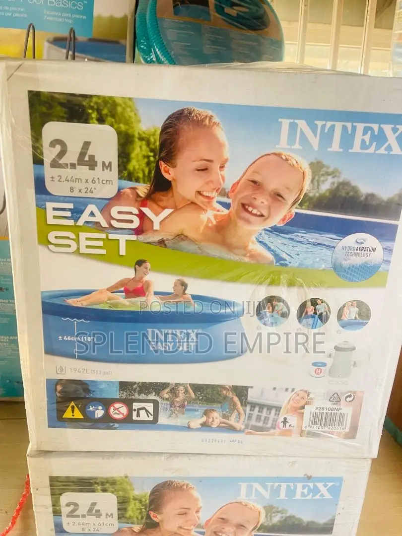 8ft by 24” Easy Set Kids Pool