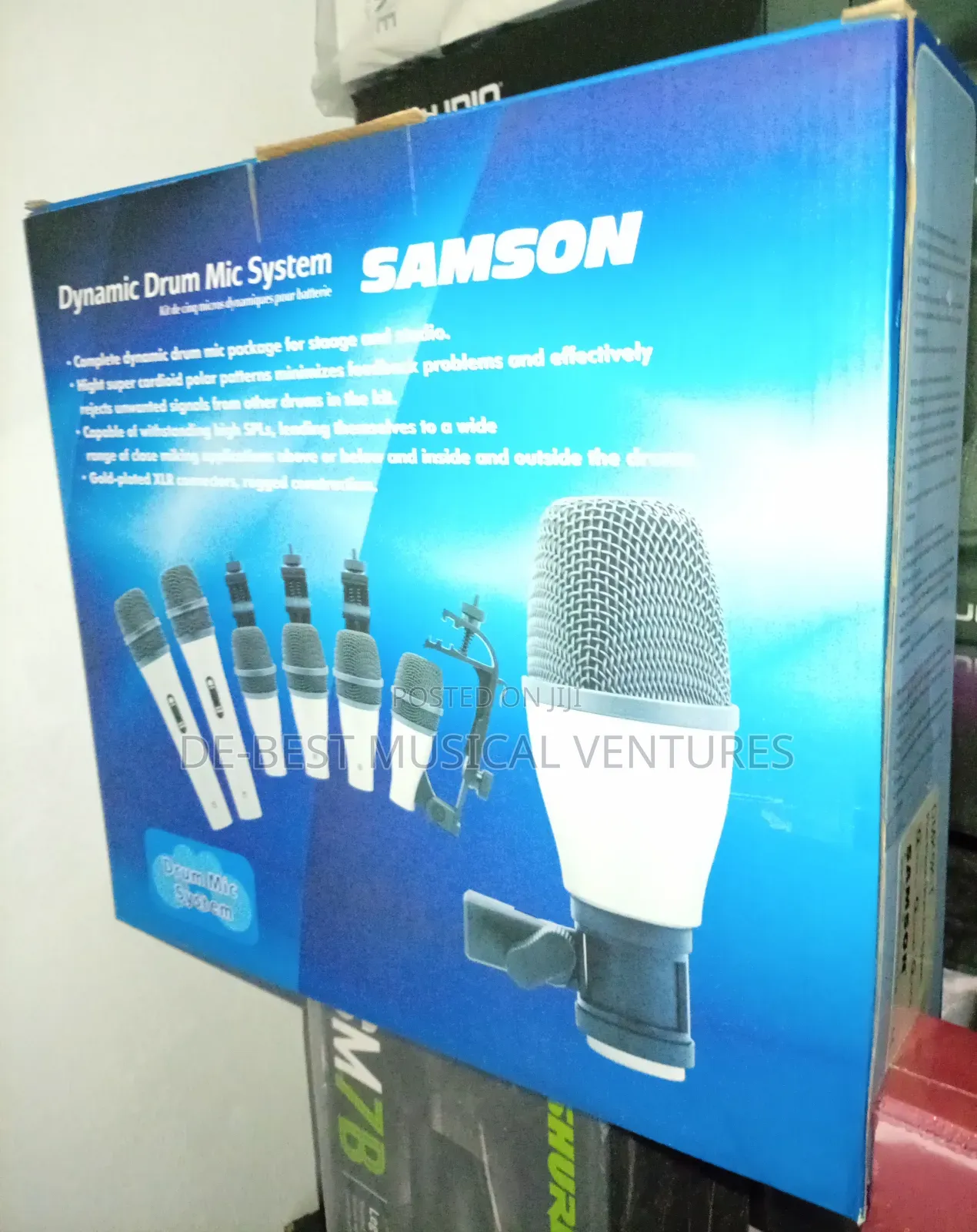 Samson Dynamic 7sets Drum Mics System
