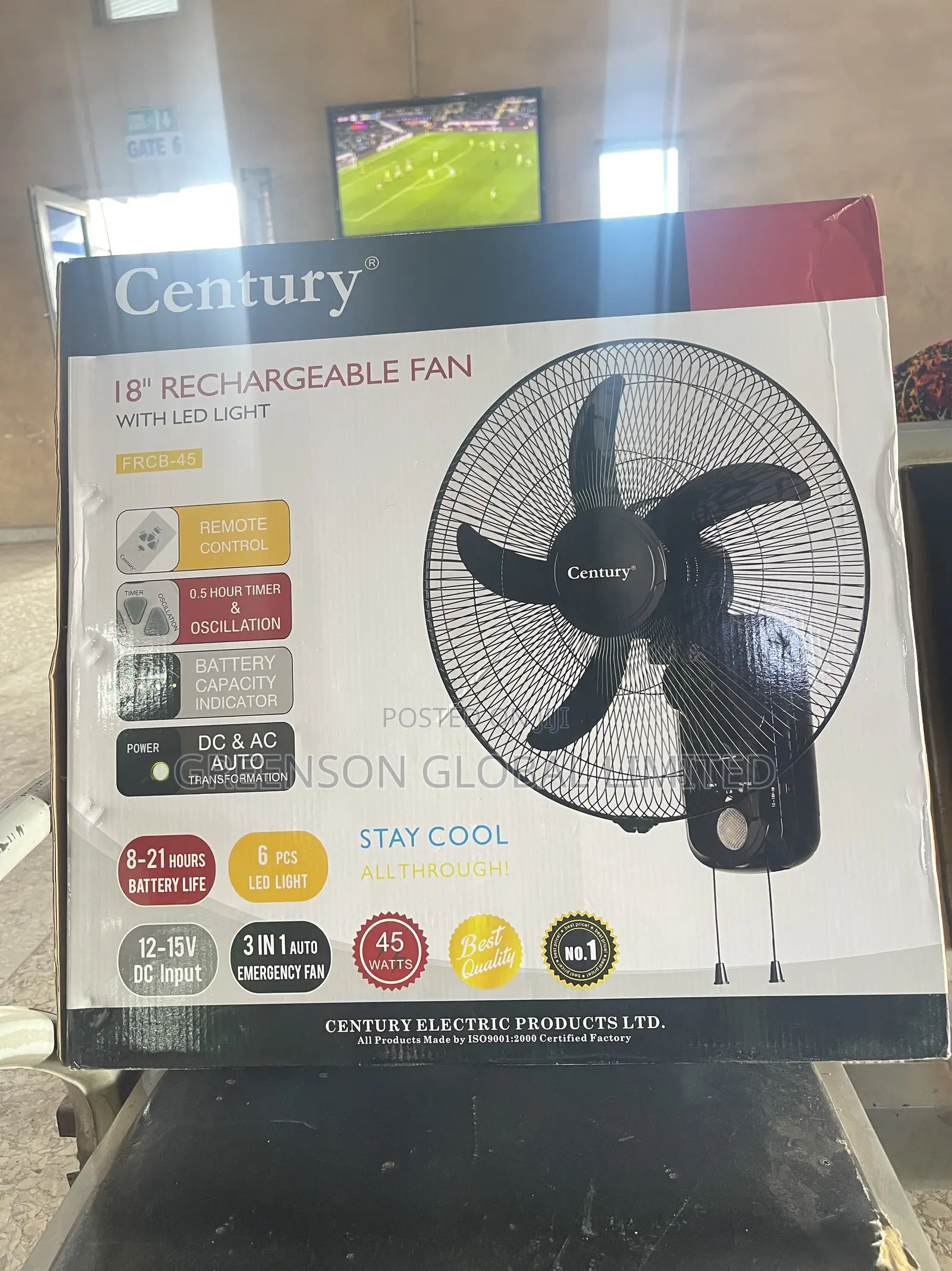 18 Inches Century Wall Fan Is Available