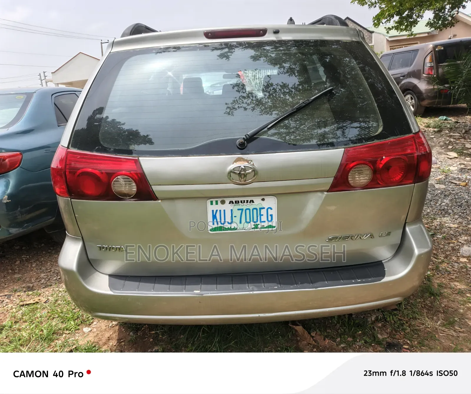 Toyota Sienna LE 4WD 2007 Gold