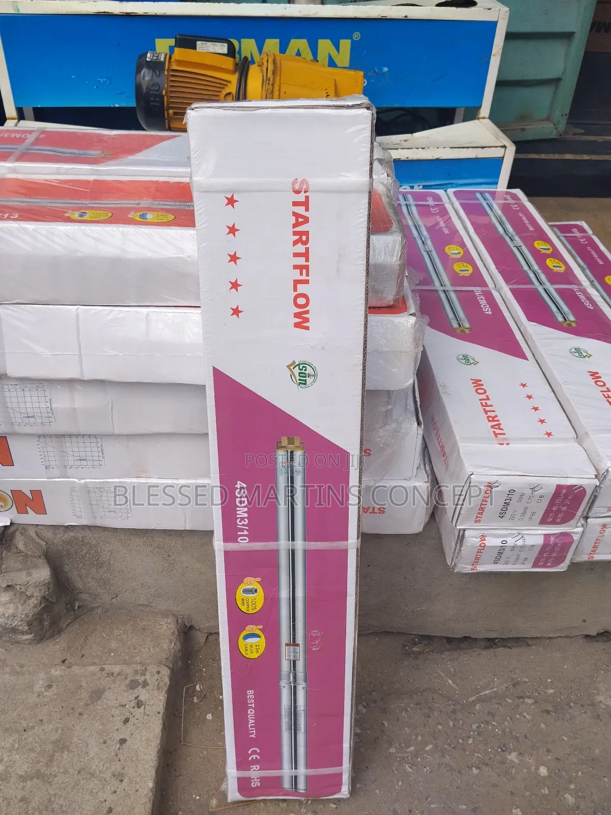 0.75hp Submersible Pumping Machine. Brand:Startflow. 100% Copper