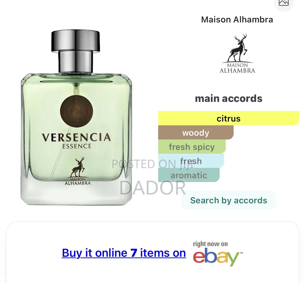 Versencia Essence Perfume for Women