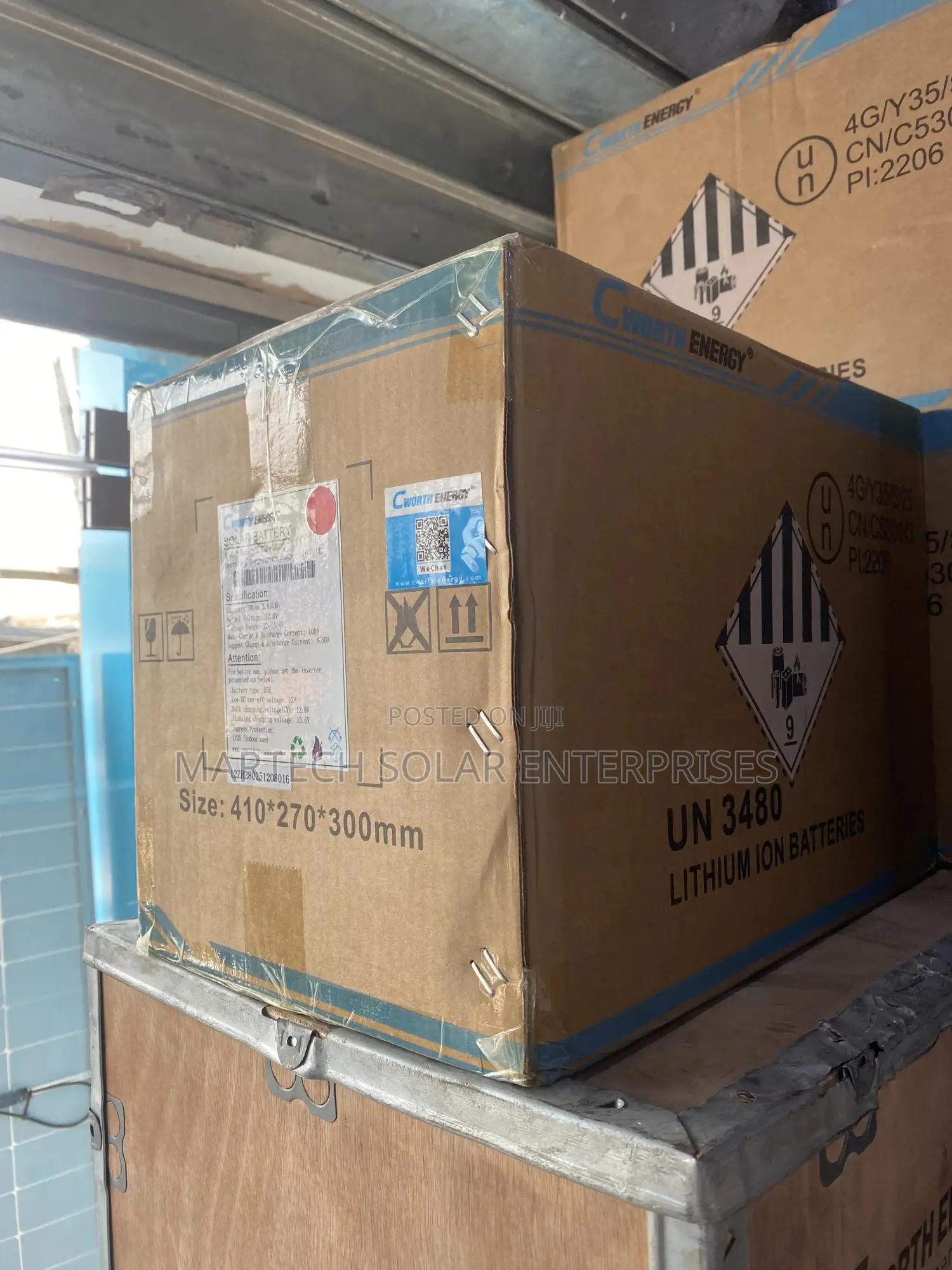 3.8kwh Cworth Solar Energy 12v Solar Battery