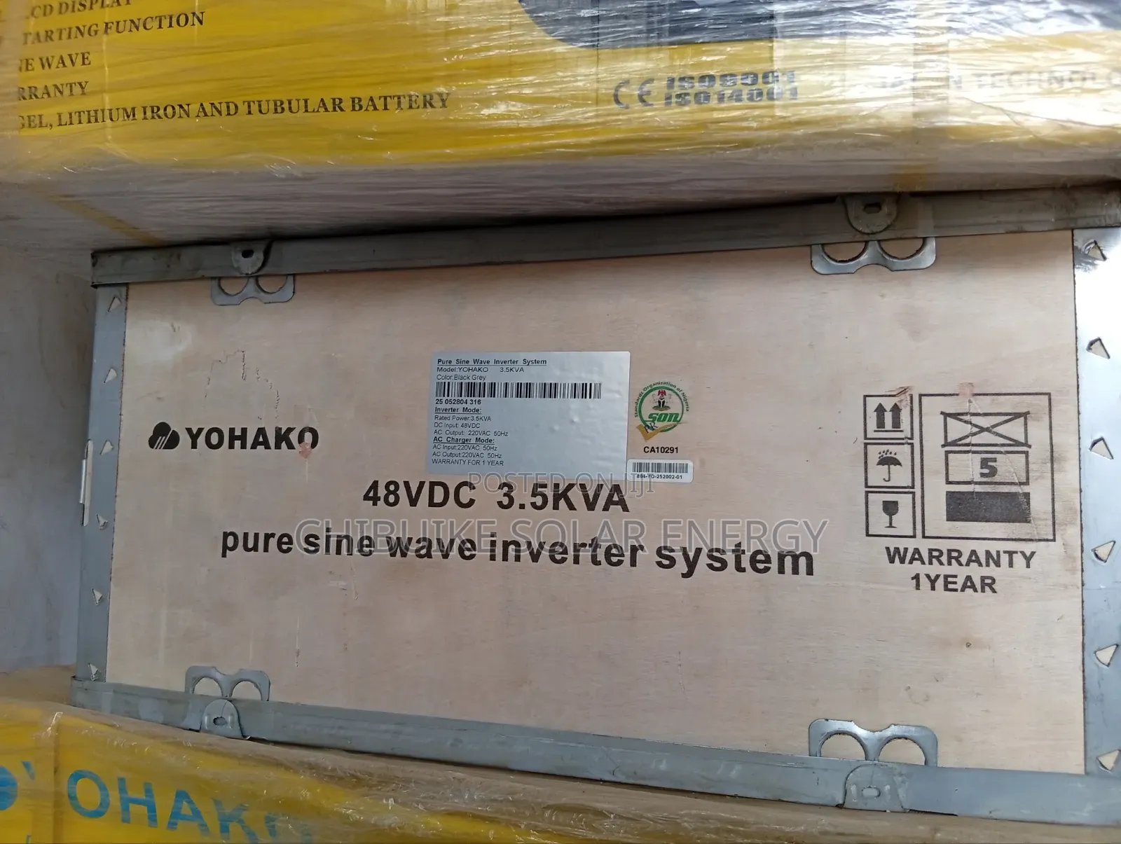 Yohako Solar Inverter Hybrid 3.5kva/48v