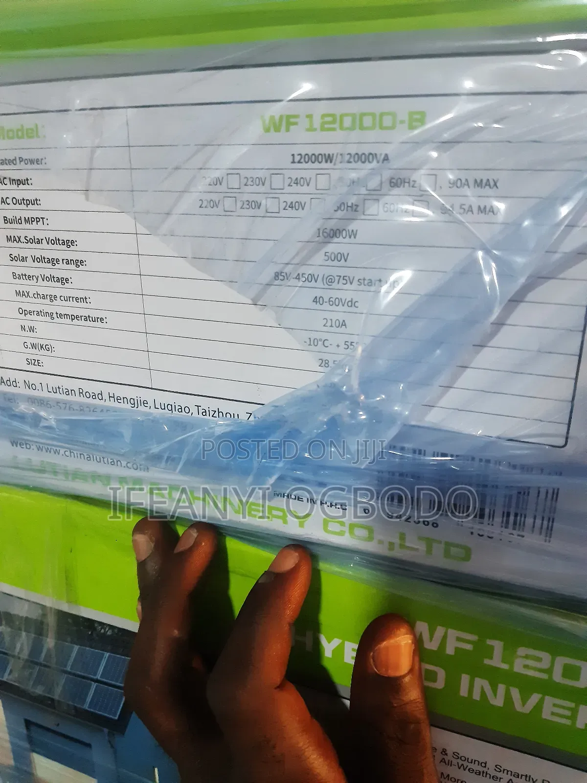 Lutian Solar Inverter 12kva 48v Hybrid