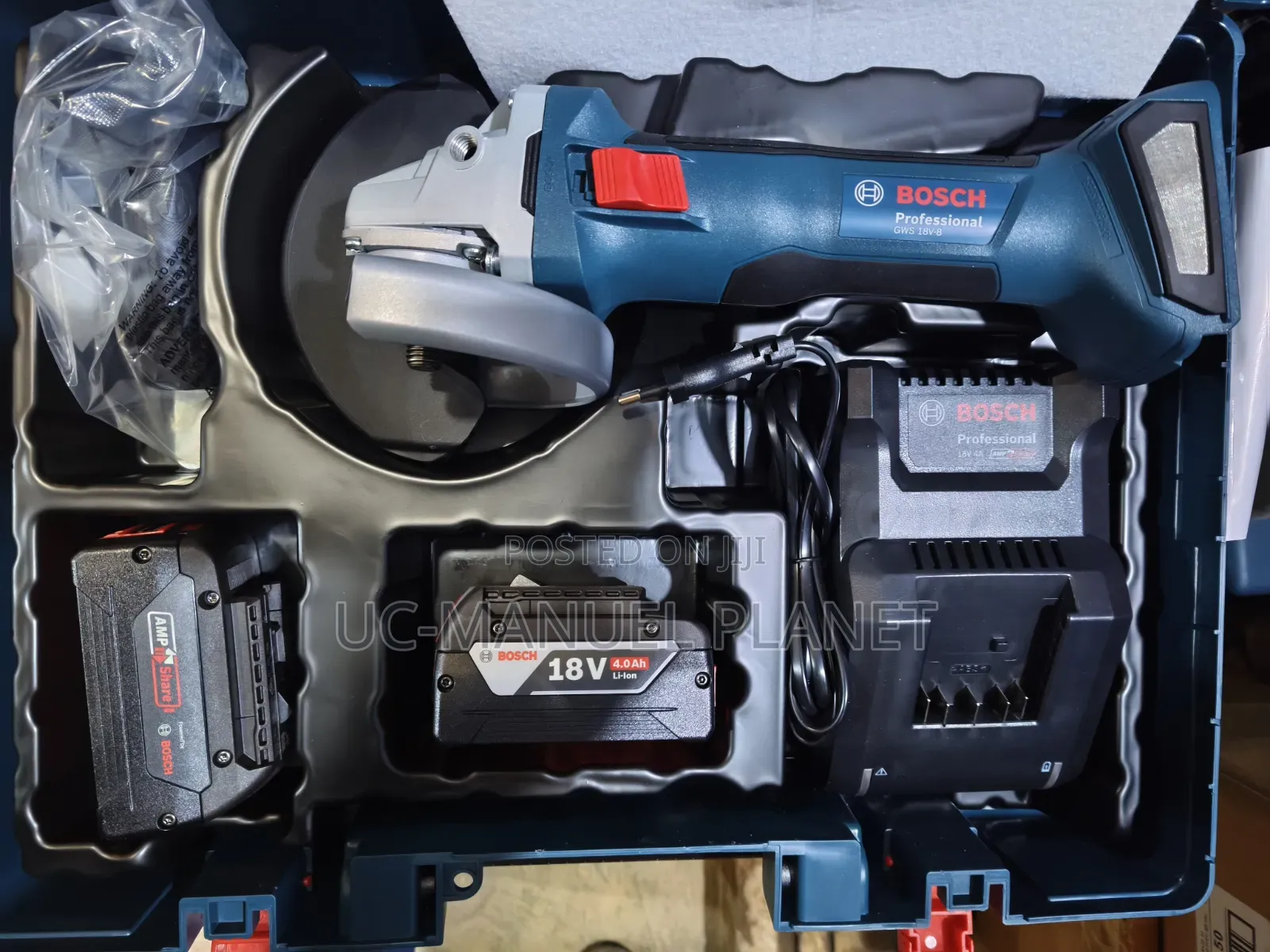 Bosch Cordless Angle Grinder GWS 18v-8