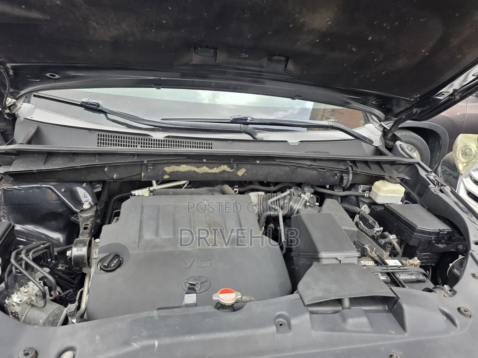 Toyota Highlander XLE V6 4x4 (3.5L 6cyl 6A) 2016 Black