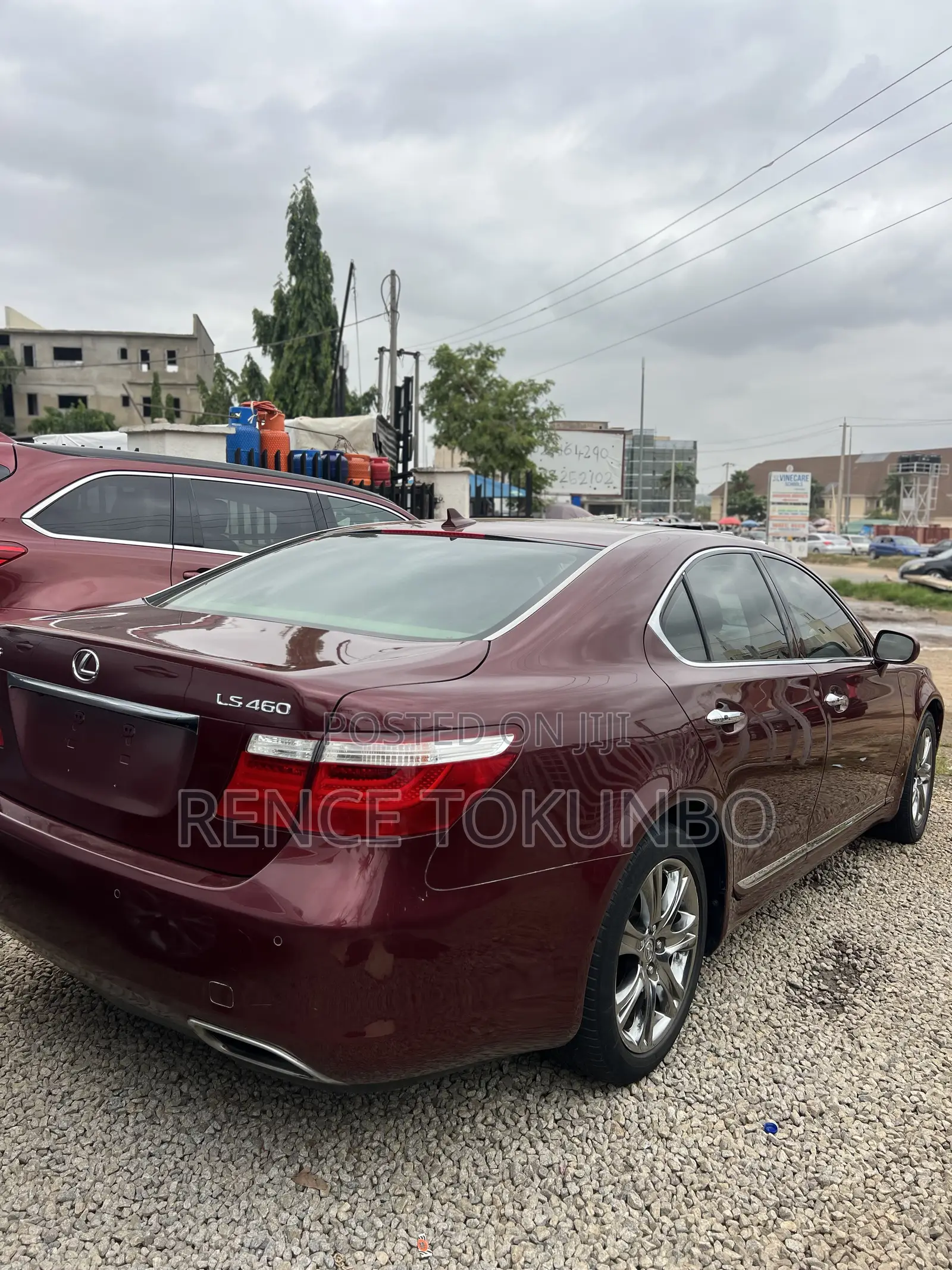 Lexus LS 2008 Maroon