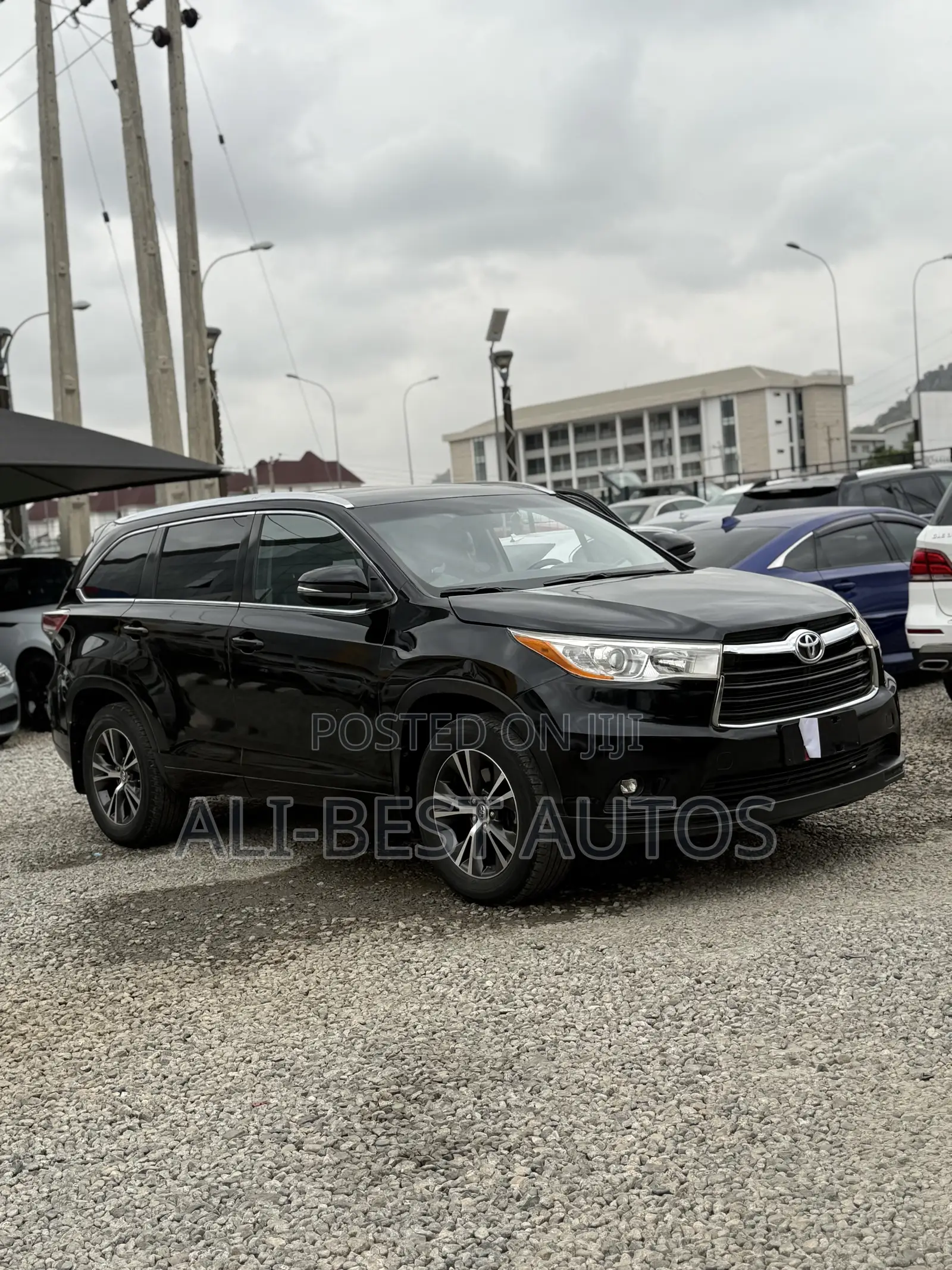 Toyota Highlander XLE V6 4x2 (3.5L 6cyl 6A) 2016 Black