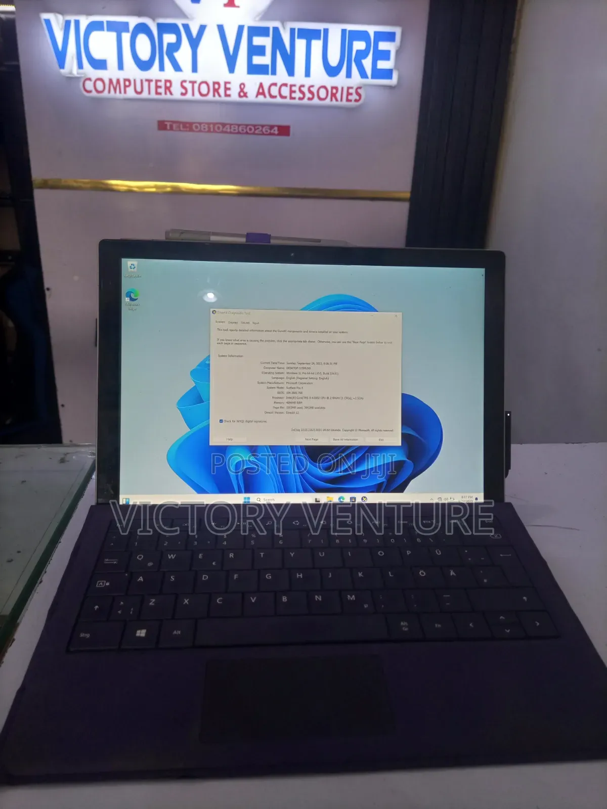 Laptop Microsoft Surface Pro 4 4GB Intel Core i5 SSD 128GB