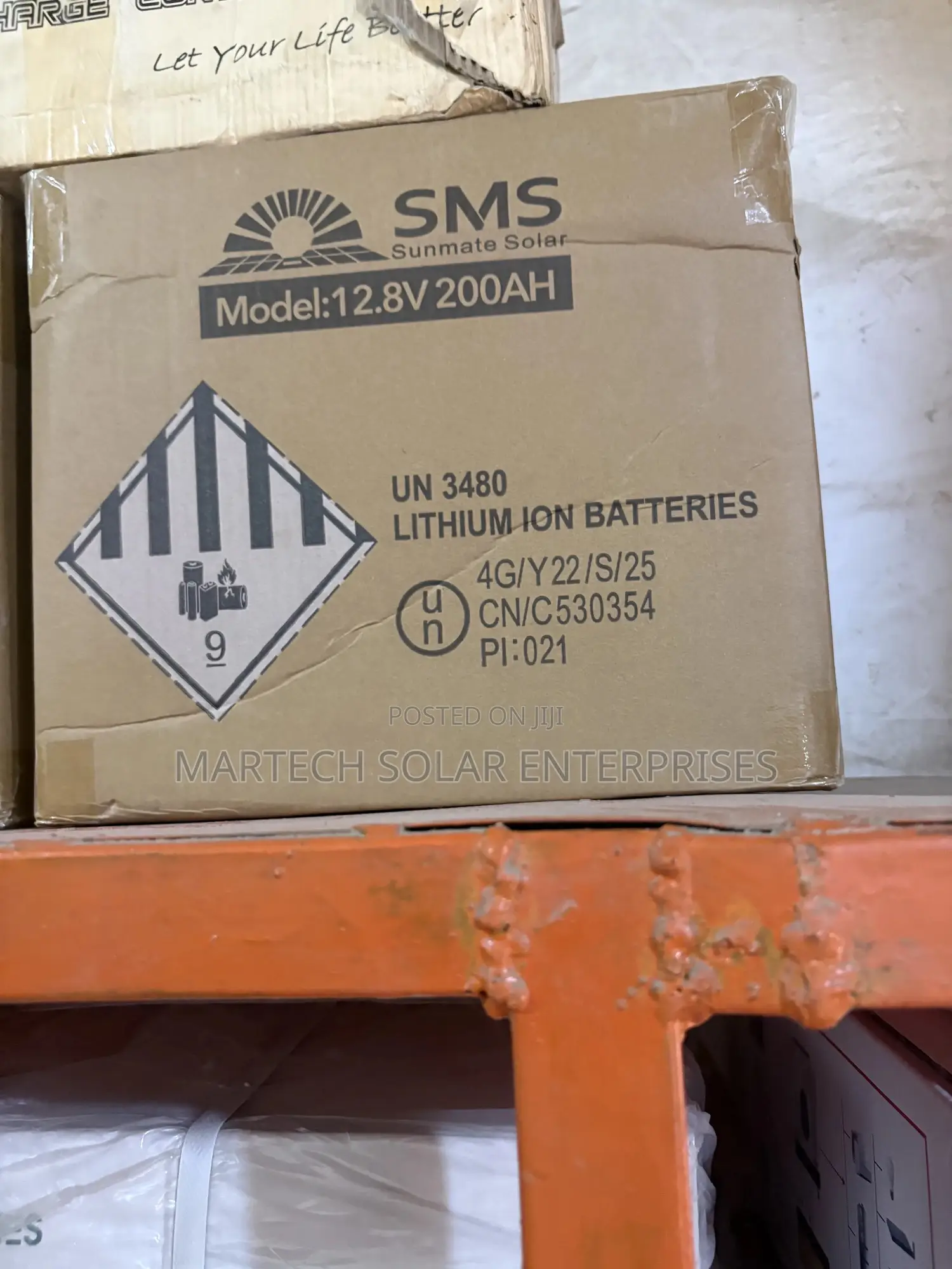 2.5kwh/12v SMS Solar Lithium Battery 200ah