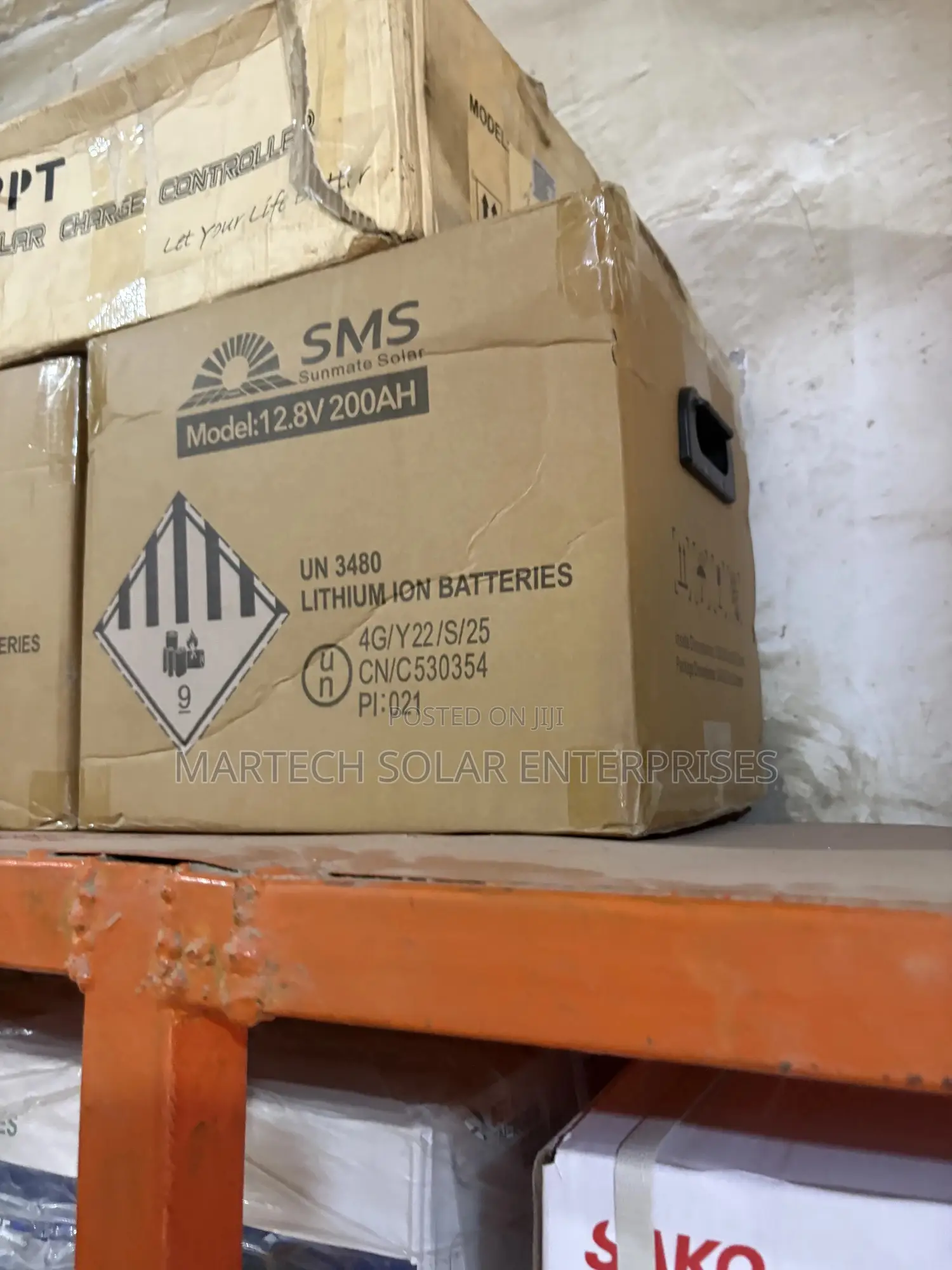 2.5kwh/12v SMS Solar Lithium Battery 200ah