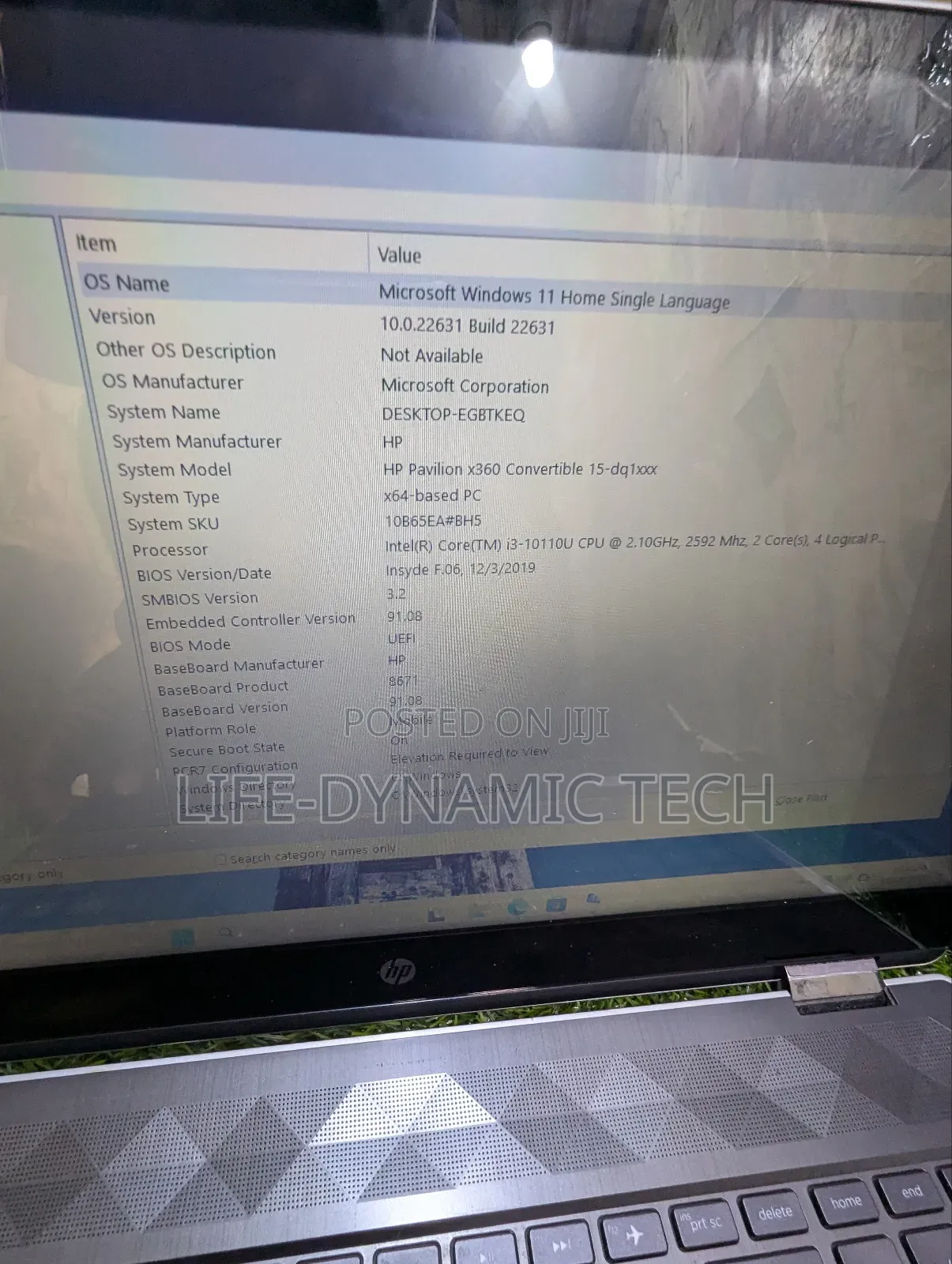 Laptop HP Pavilion X360 15t 12GB Intel Core i3 SSD 256GB