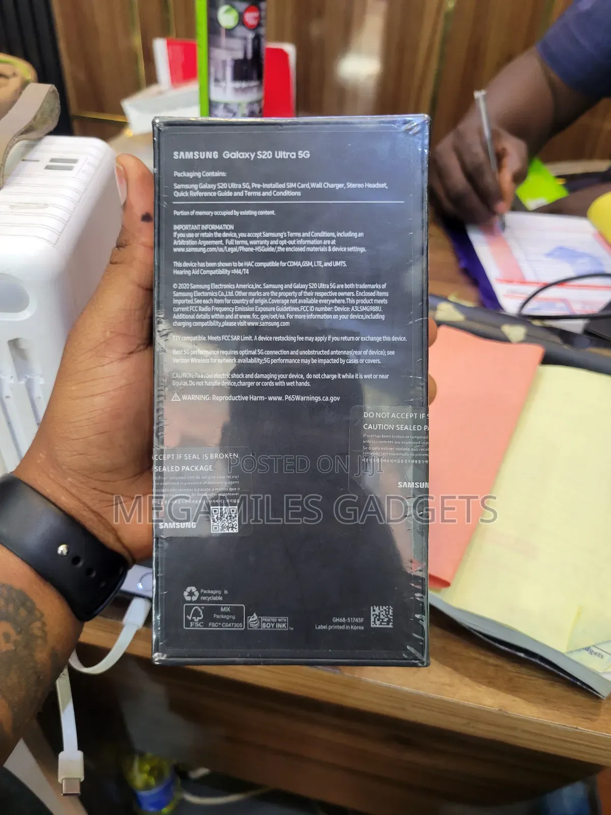 New Samsung Galaxy S20 Ultra 5G 128 GB Black