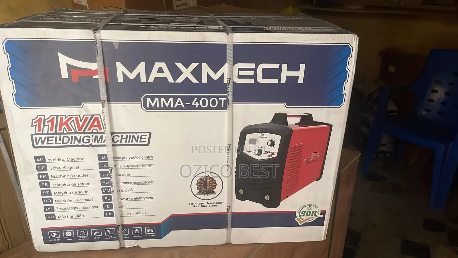 Maxmech Mma-400t Industrial Welding Machine.