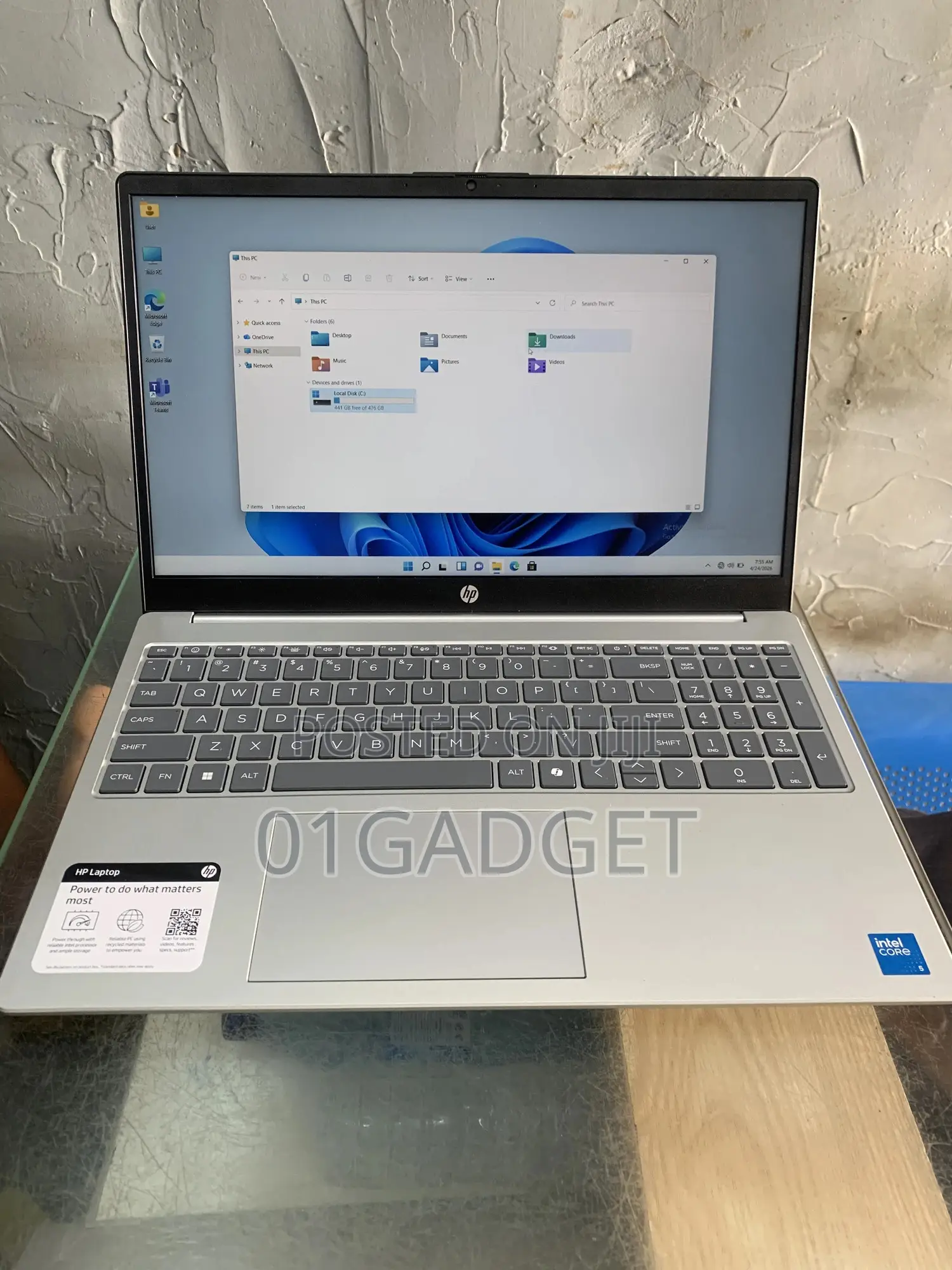 Laptop HP 14-dq1025cl 8GB Intel Core 5 SSD 512GB