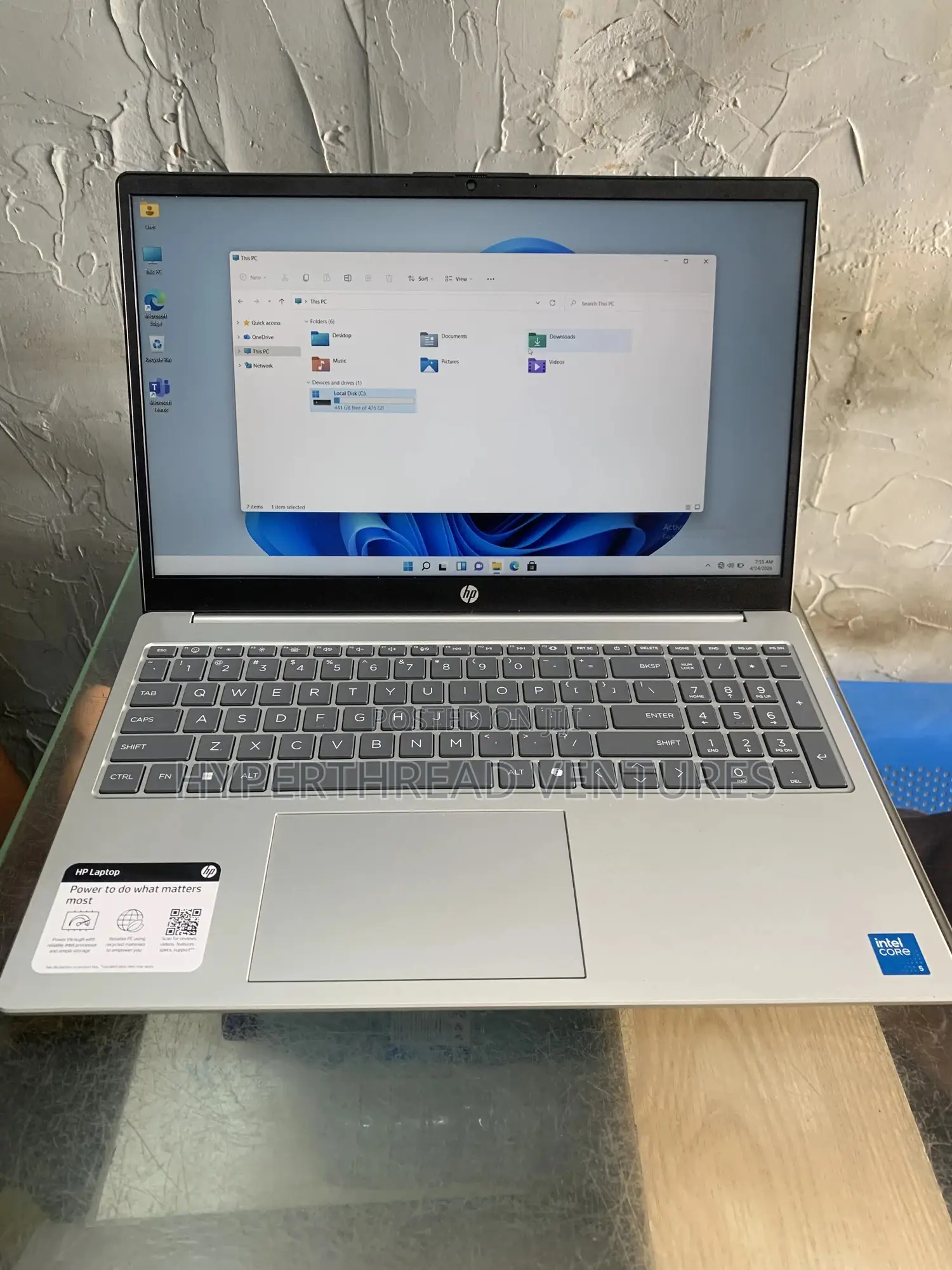 Laptop HP 14-dq1025cl 8GB Intel Core 5 SSD 512GB