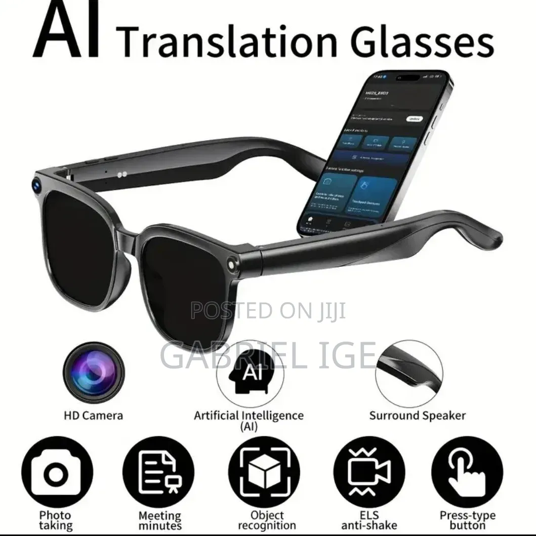 Ai Smart Glasses – Answer Calls, Translate Access Ai Instantly!