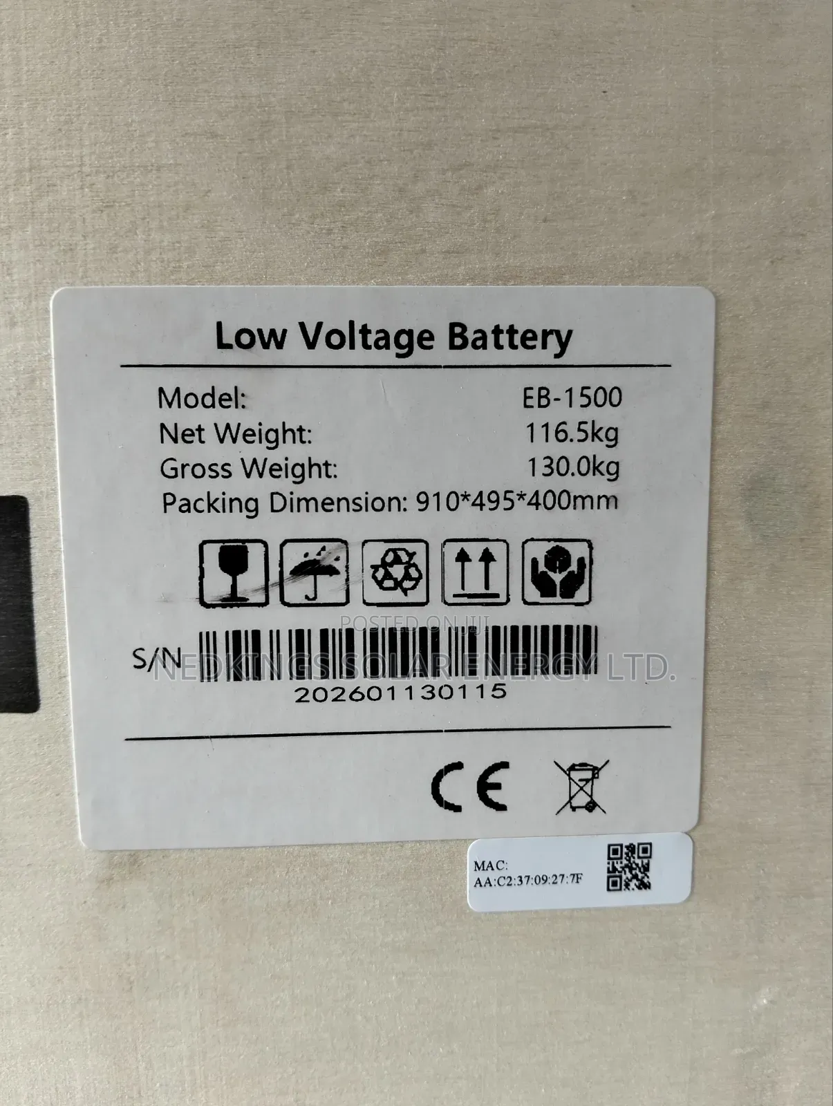Luxsun 15kwh 48v Lithium Battery