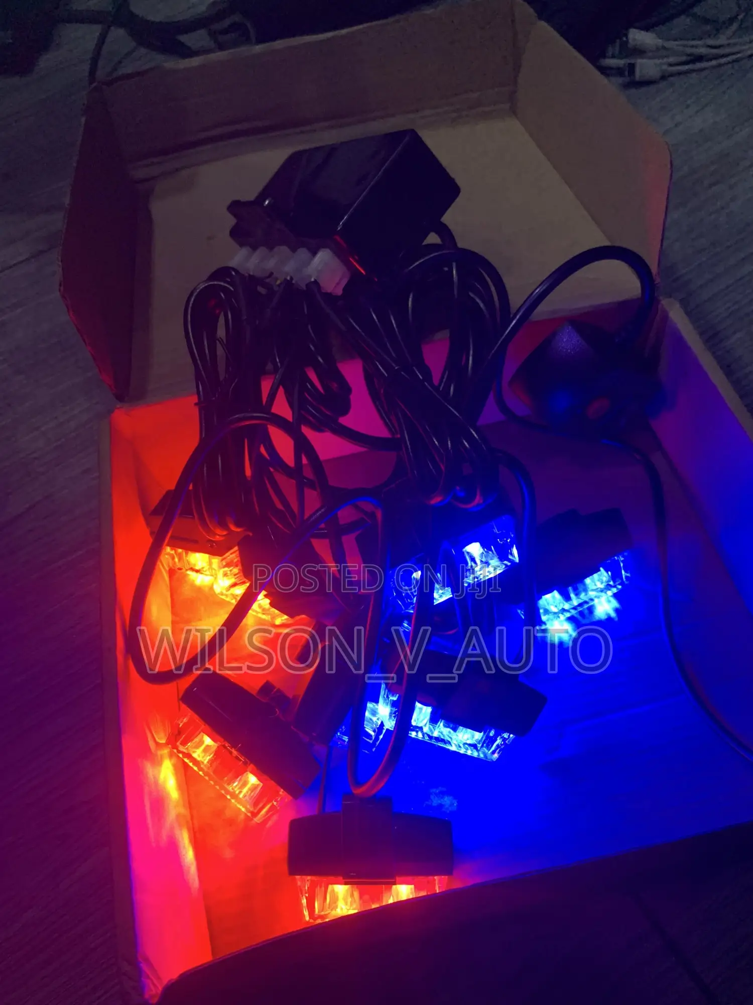 Universal Led Caution Strobe Hazard Light (Dc 12v)