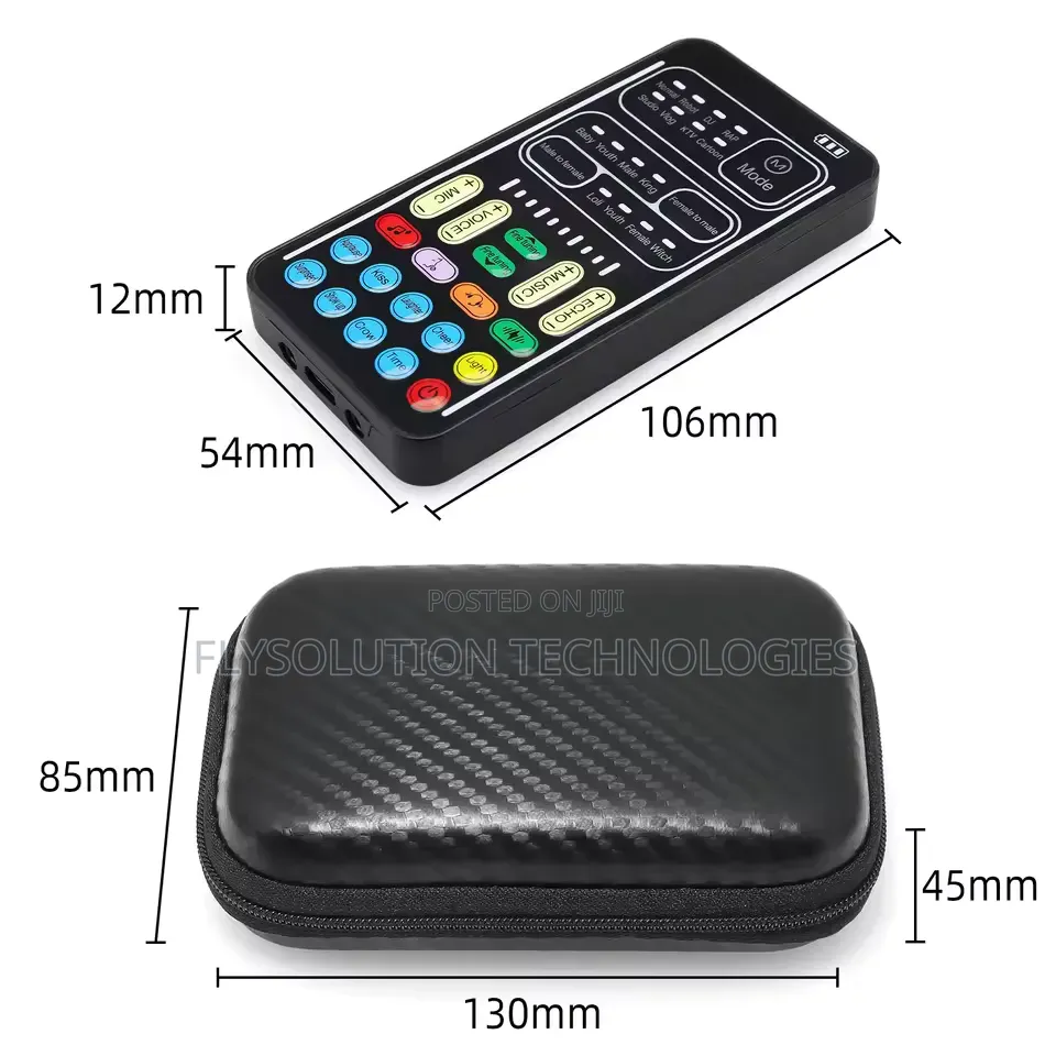 I9 Voice Changer Handheld Microphone Voice Changer With Soundcard