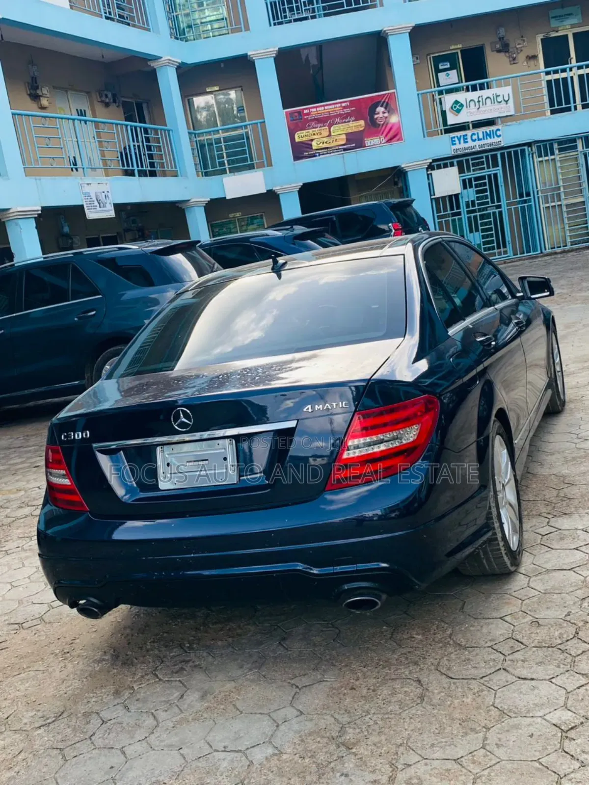 Mercedes-Benz C300 Luxury 4Matic Sedan AWD (3.0L 6cyl 7A) 2012 Blue