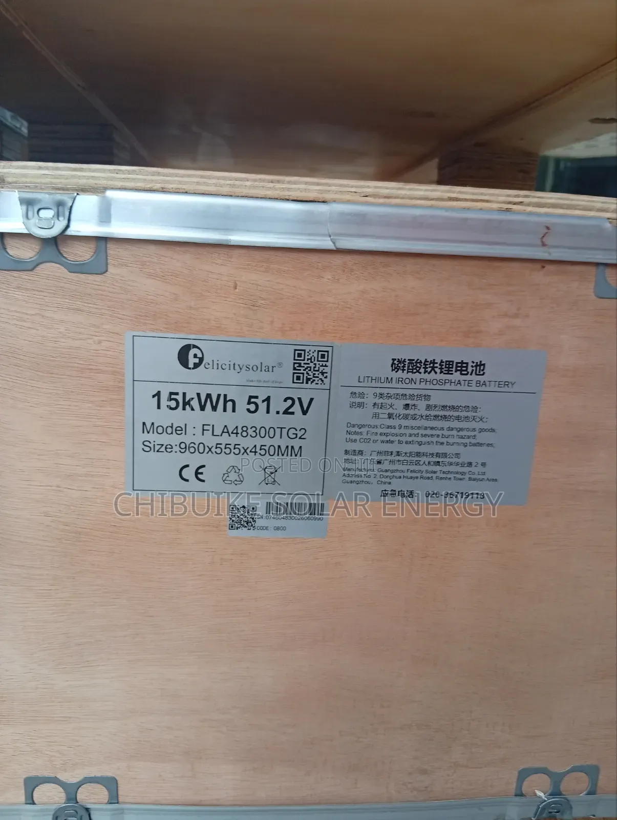 Felicity Solar Lithium Ion Batteries 15kwh 48v Fla300