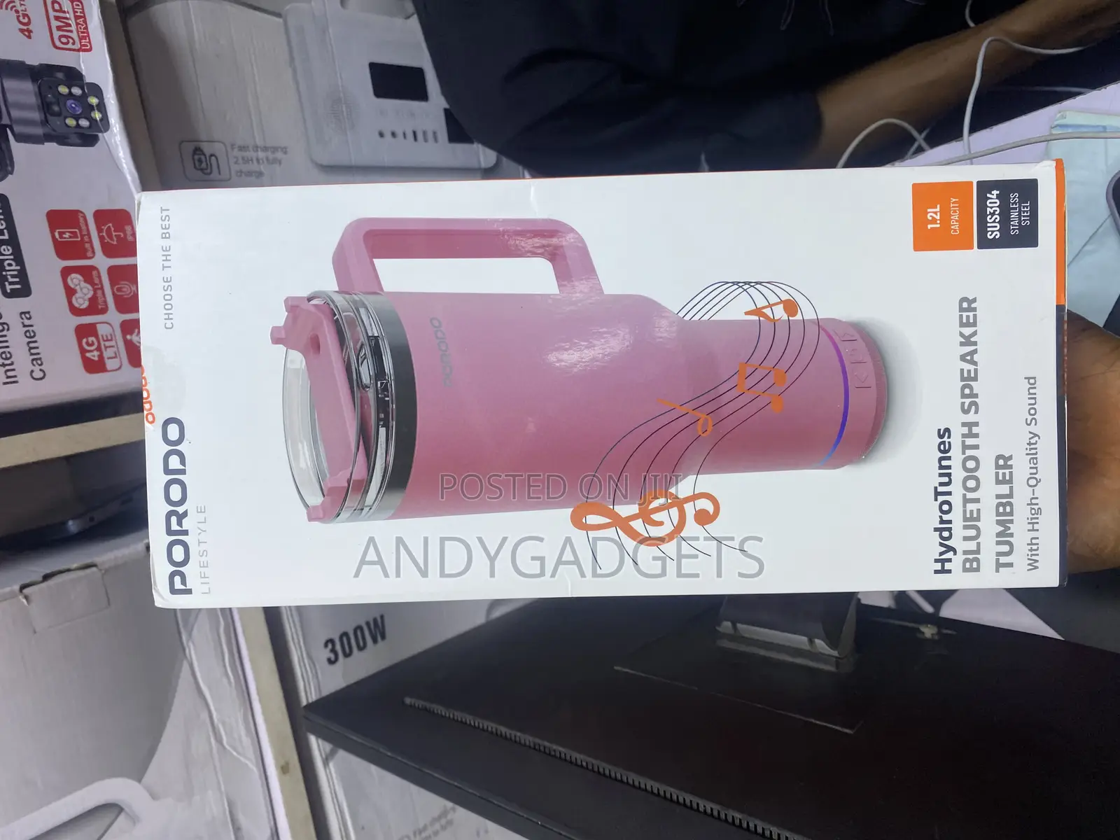 Porodo Hydrotunes Bluetooth Speaker Tumbler