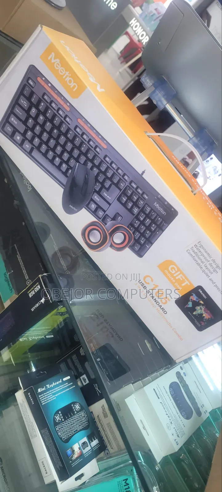 Meetion C105 Usb Standard 3 in 1 Keyboard and Mouse and Speakers Combo