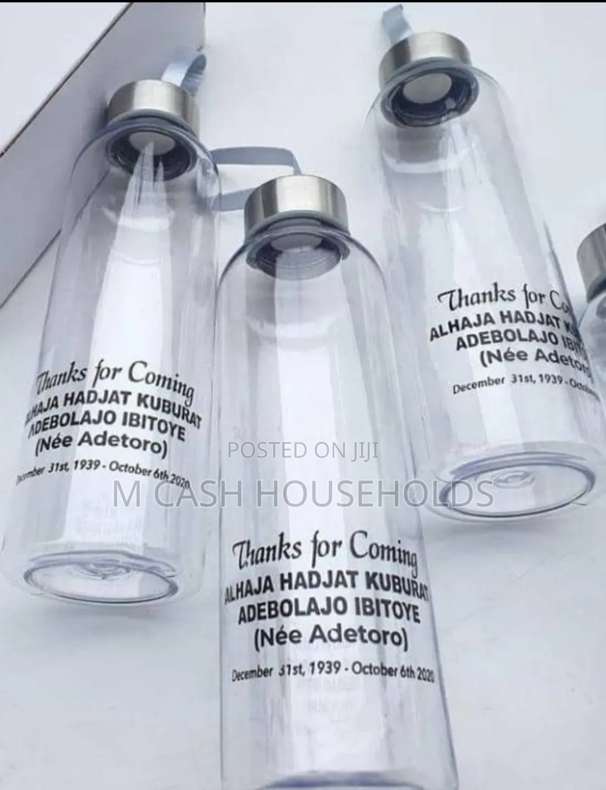 Transparent Water Bottle