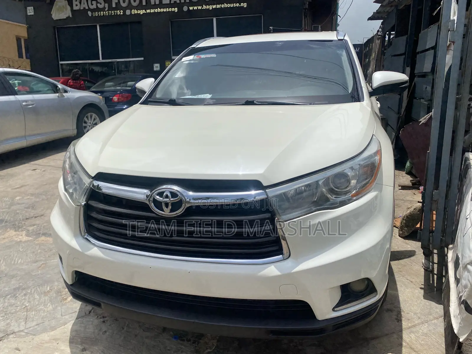 Toyota Highlander XLE V6 4x2 (3.5L 6cyl 6A) 2016 White