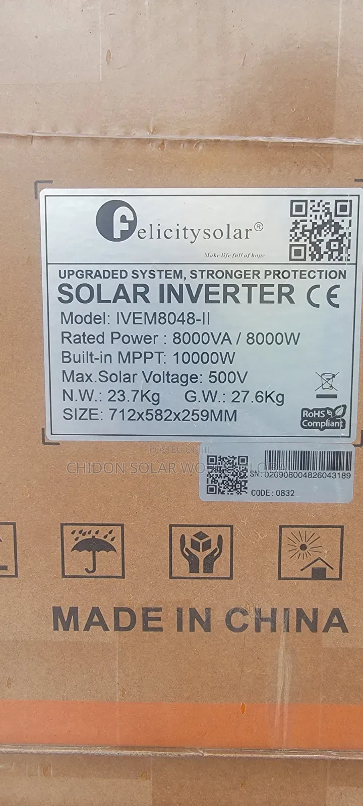 8kva 48v Hybrid Inverter