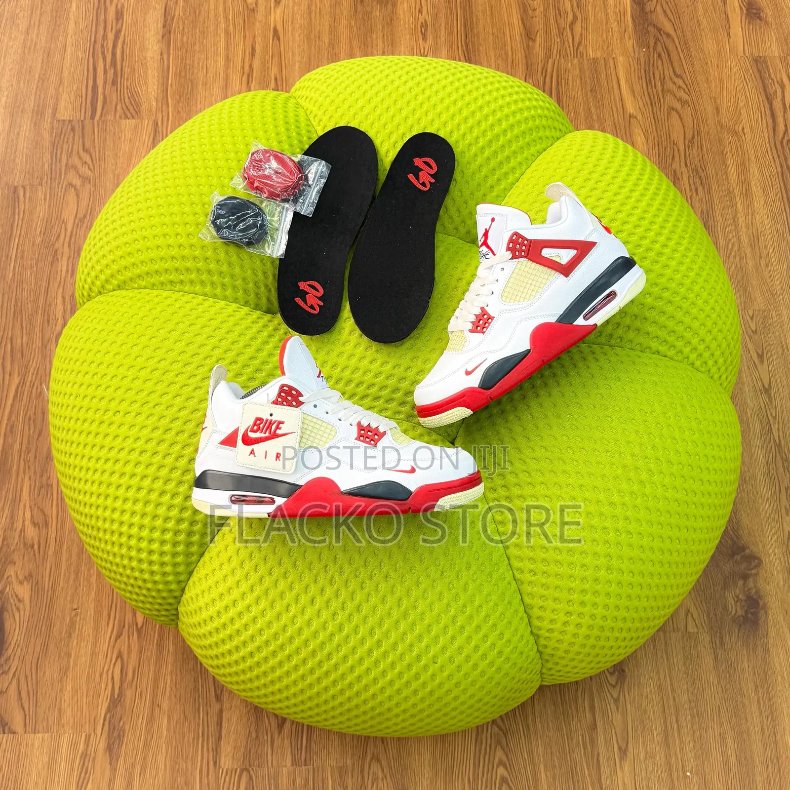 Nigel Sylvester X Air Jordan 4 Og Bike Air Brick After Brick Sneakers