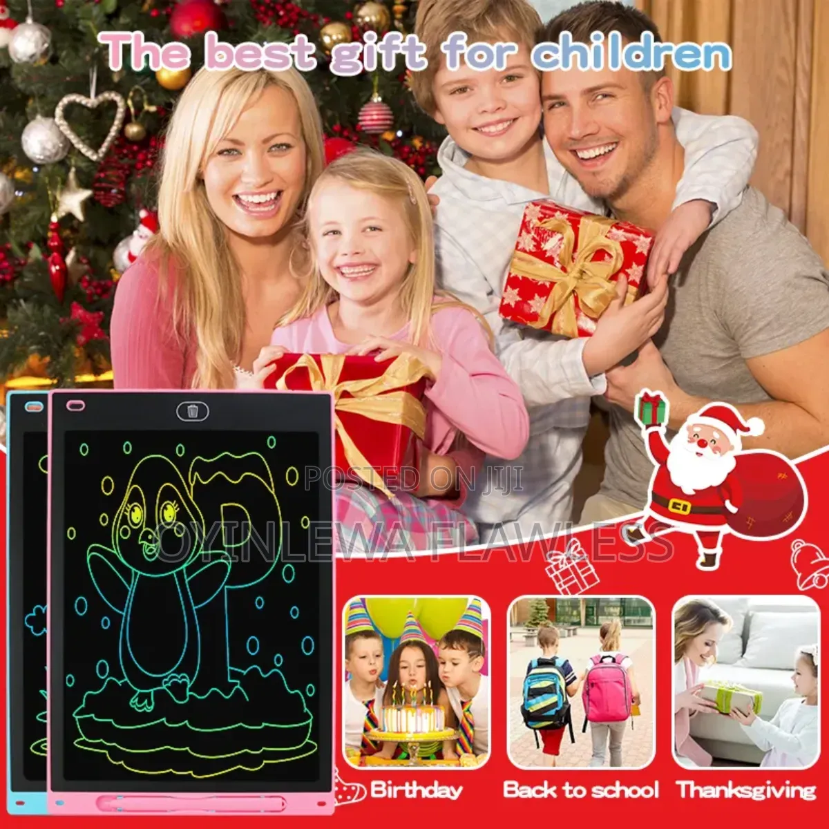 Kids Educational Writing Paperless Magic LCD Graphic Tablet Slate