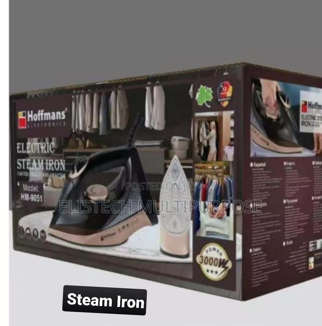 Hoffmans 3000w Electric Steam Iron - Model Hm-9051