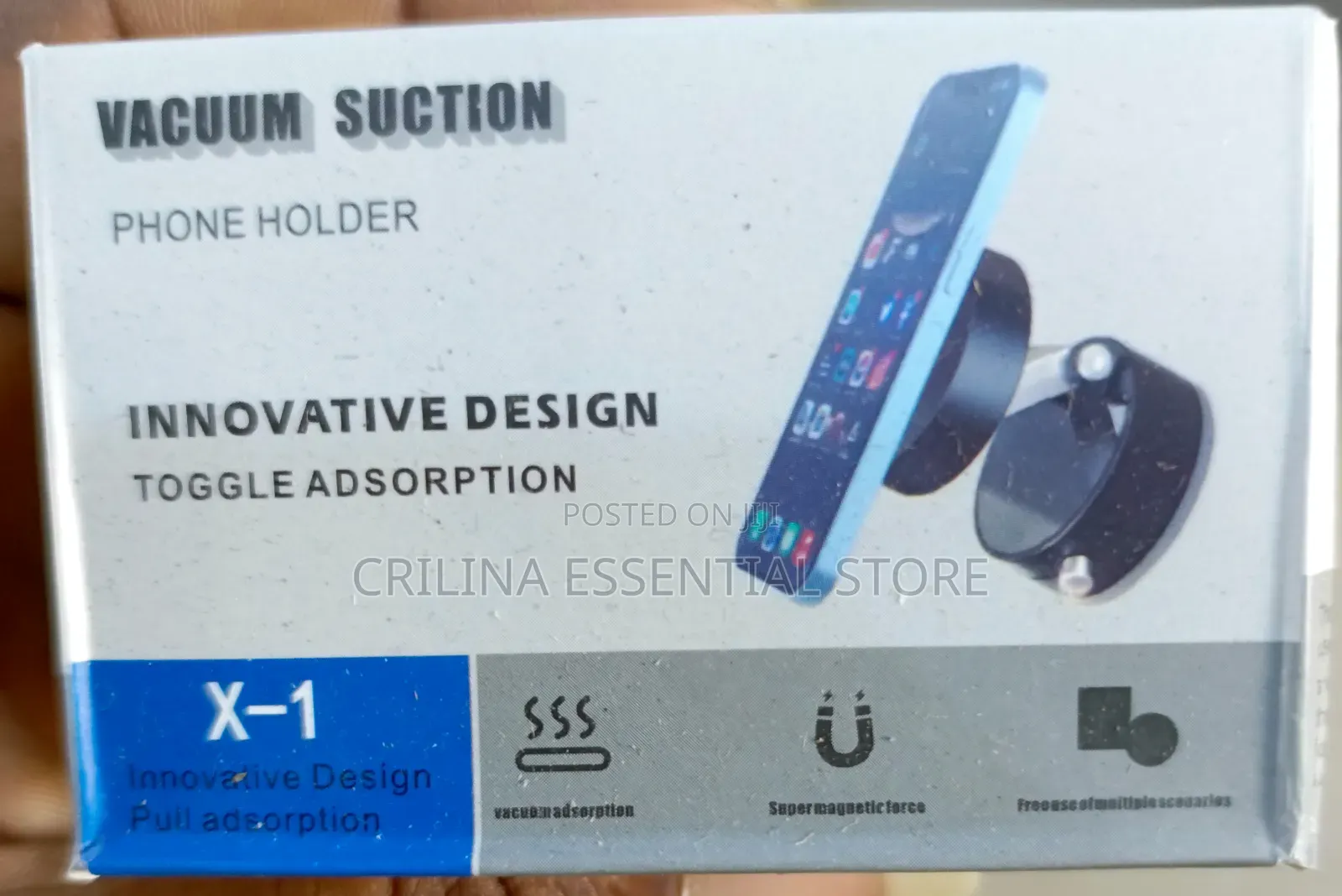 Magnetic Vacuum Suction Phone Holder