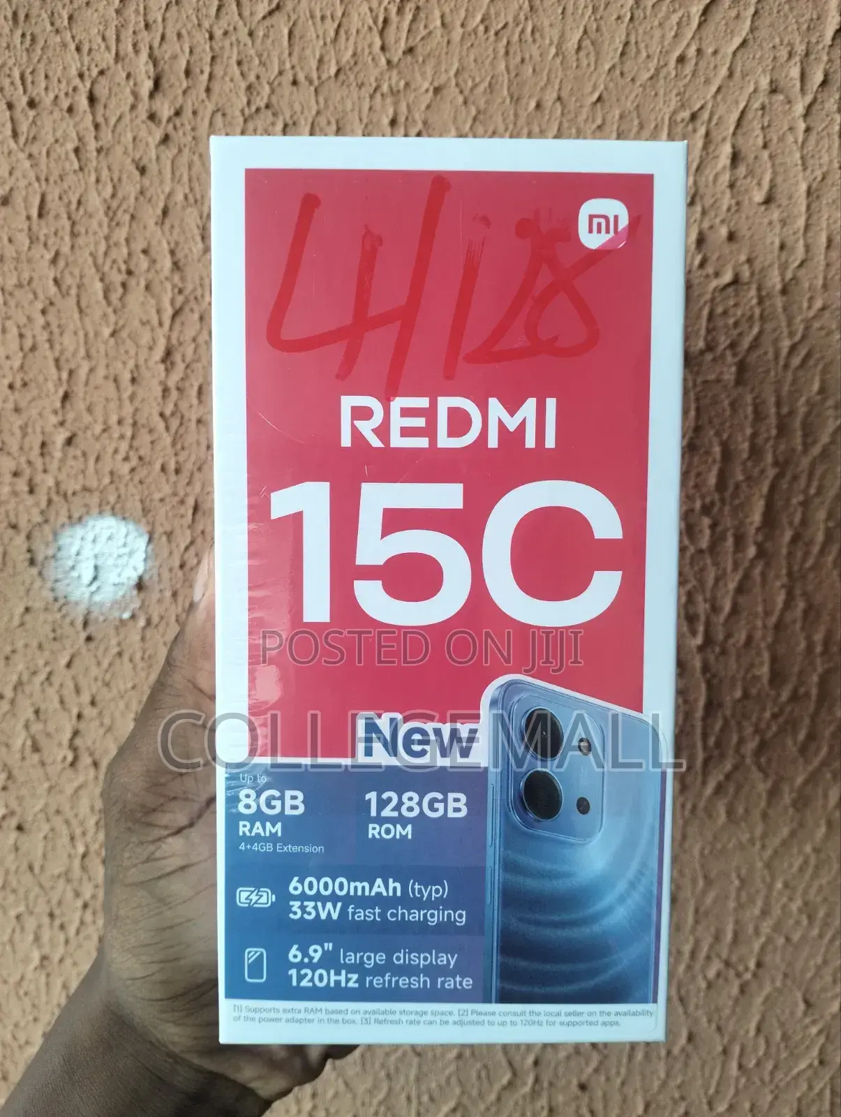 New Xiaomi Redmi 15C 4G 128 GB Red