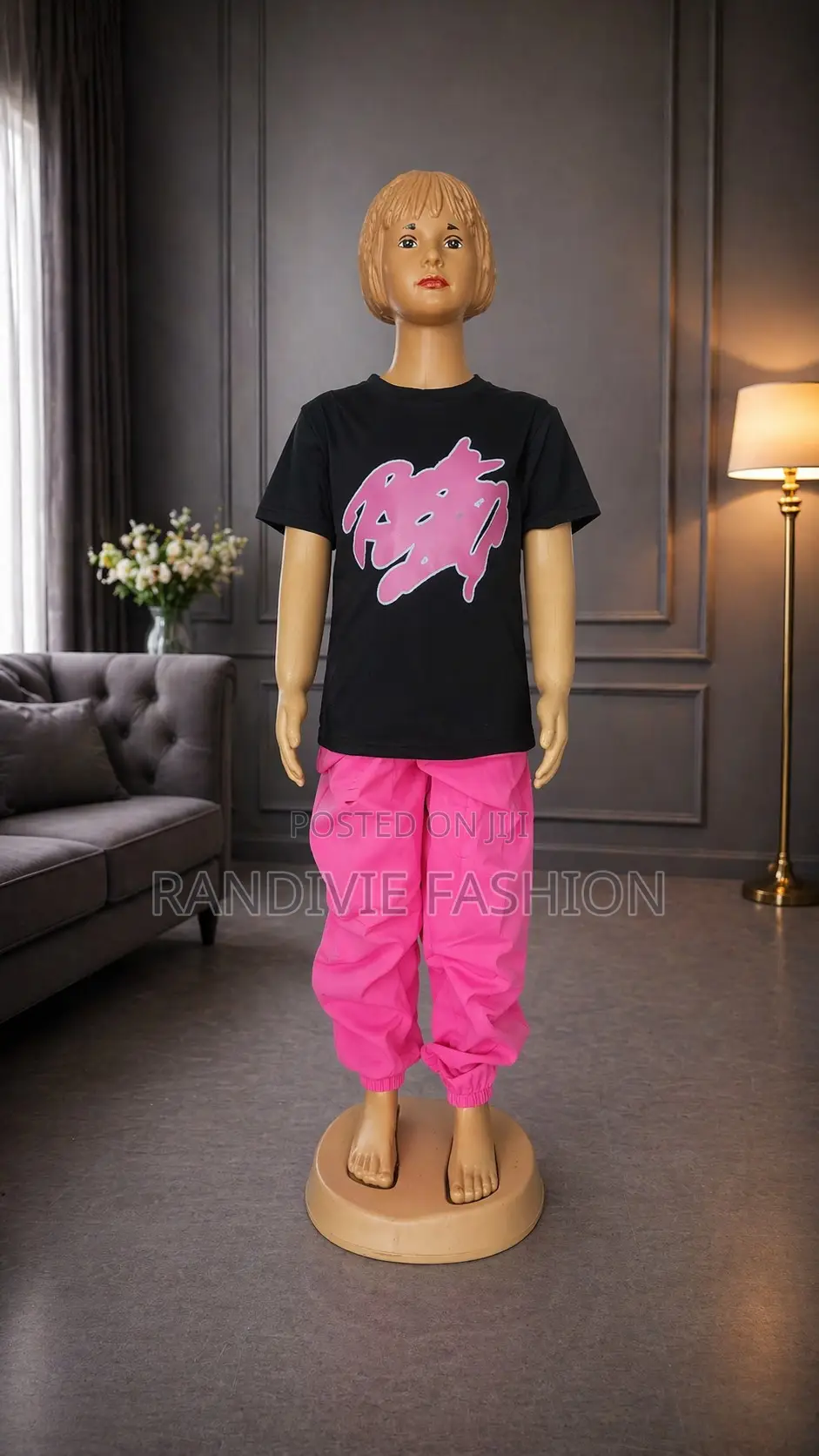 Barbie Set Outfit [Fuchsia/Black]