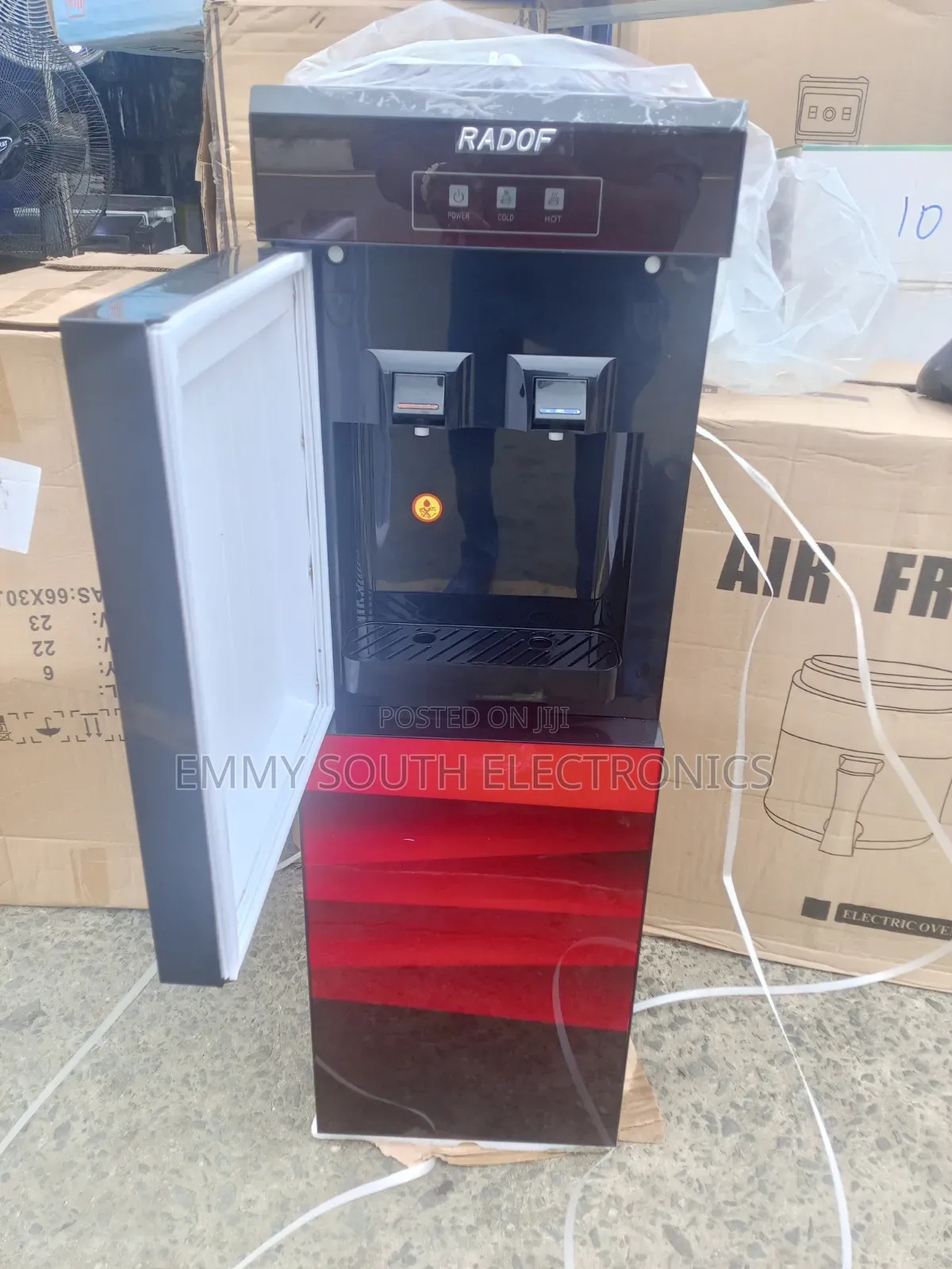 Radof Water Dispenser With Fridge, Hot Cold and Warm