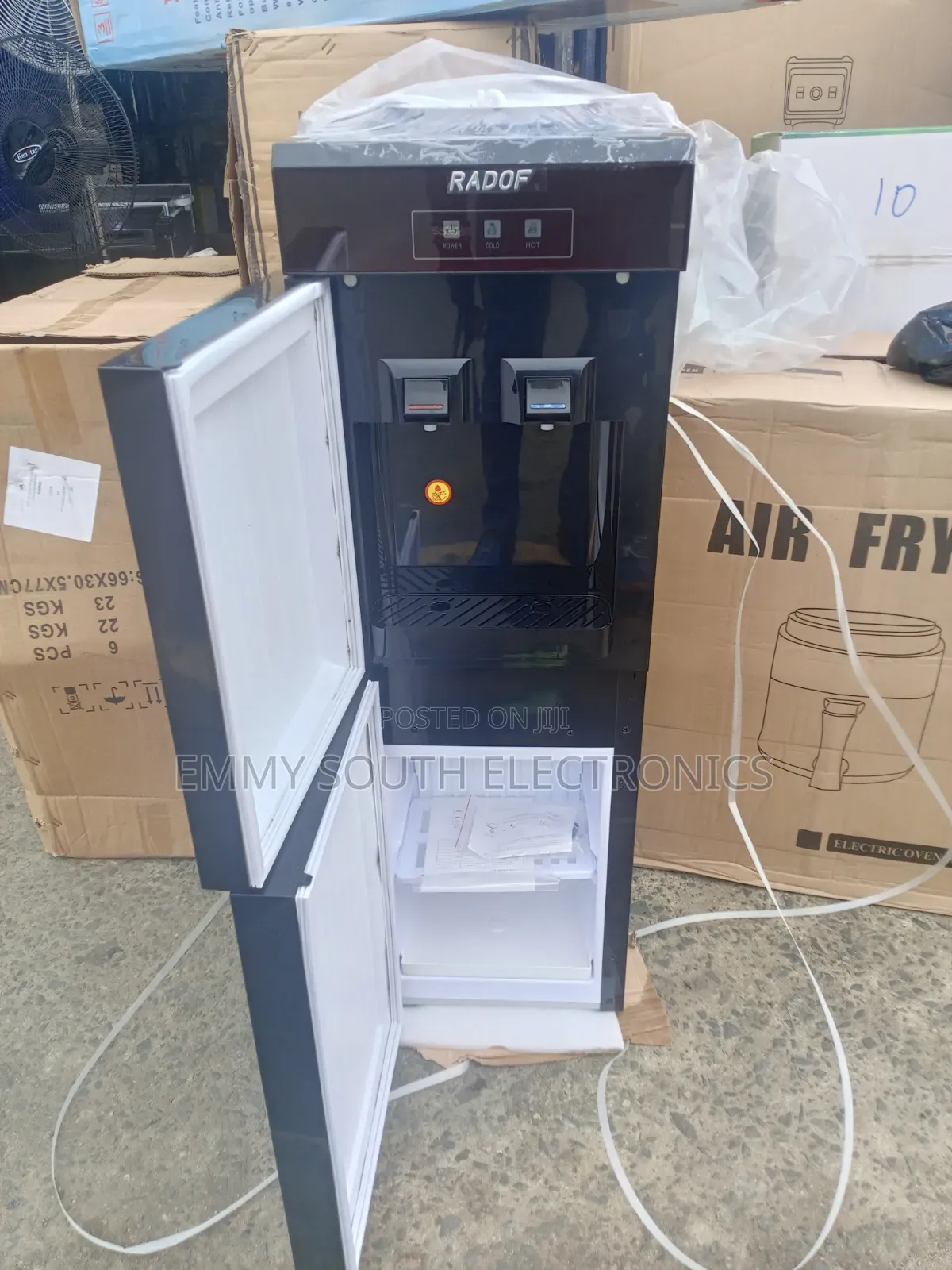 Radof Water Dispenser With Fridge, Hot Cold and Warm