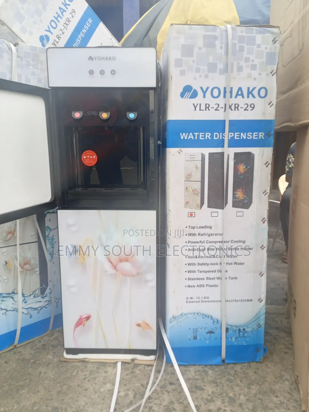 Yohako Water Dispenser With Fridge Hot Cold and Warm