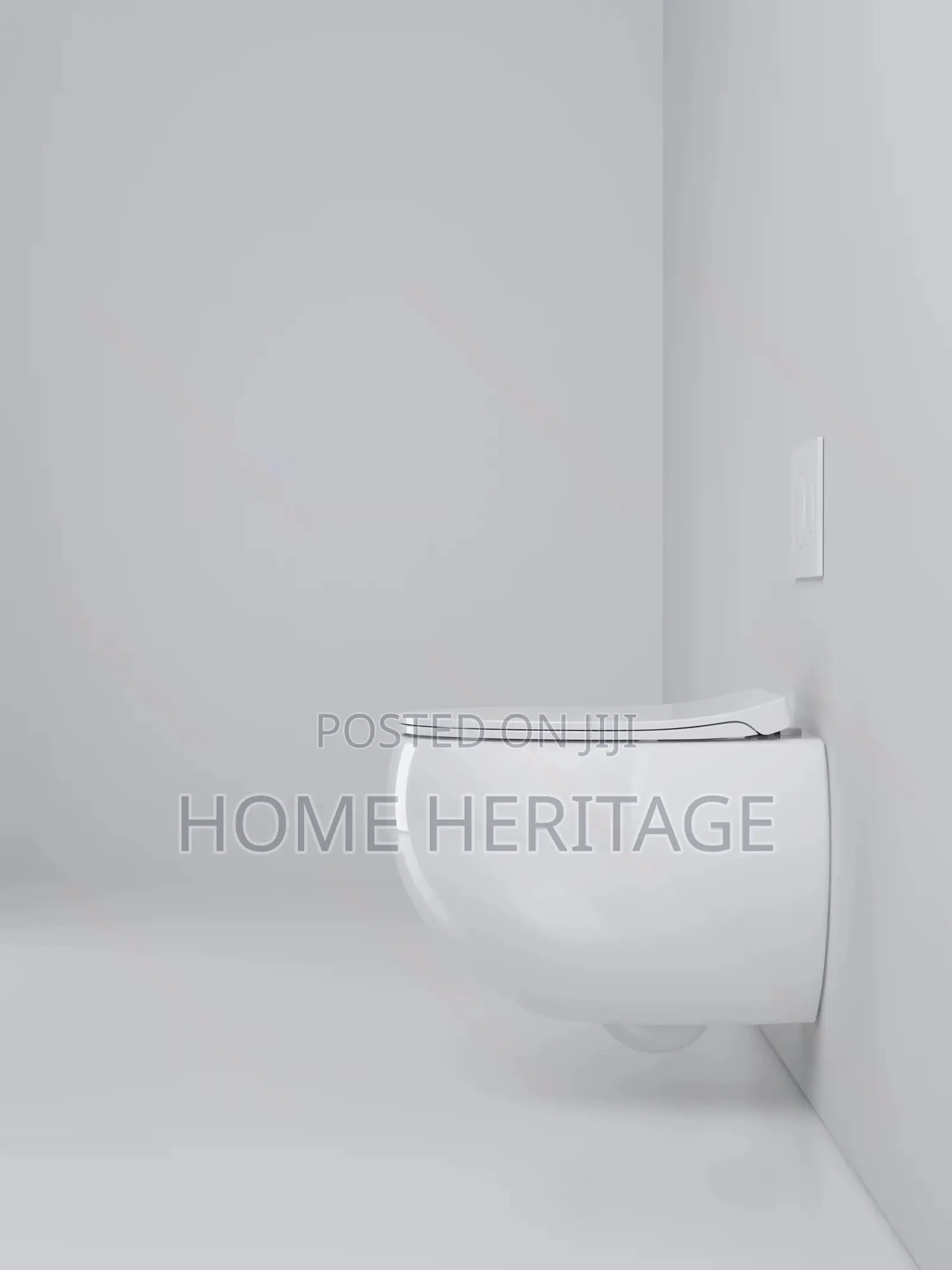 Luxury Round Wall-Hung Toilet – Modern Space-Saving