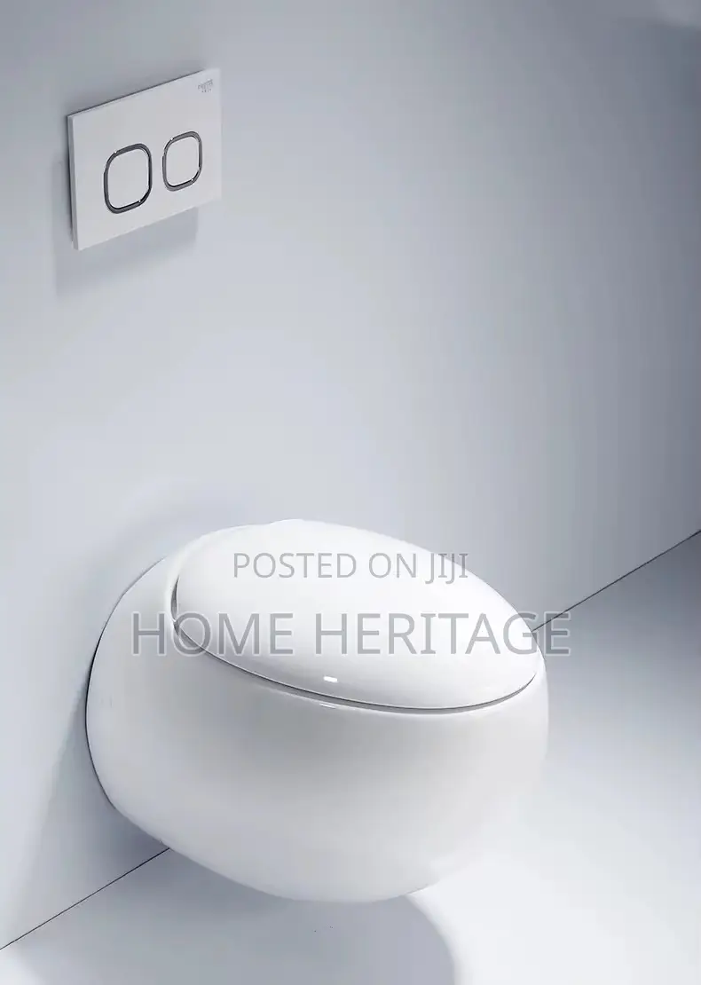 Luxury Egg-Shaped Wall-Hung Toilet – Premium Modern Design