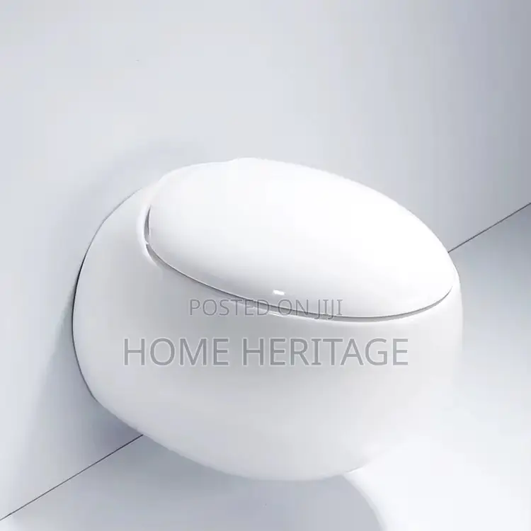 Luxury Egg-Shaped Wall-Hung Toilet – Premium Modern Design