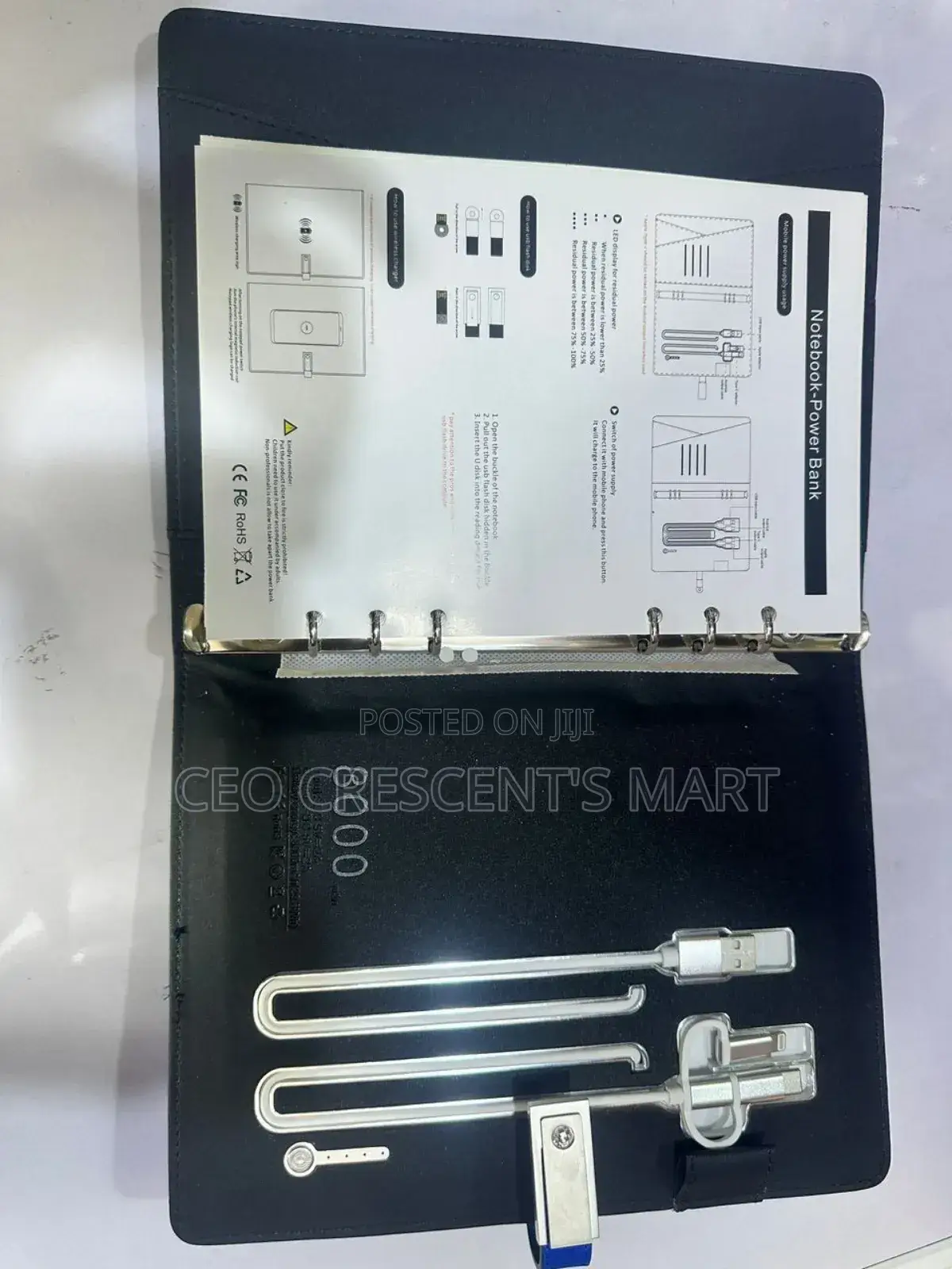 Smart Notepad That Comes With a 8000mah Power Bank,Flash and a Pen